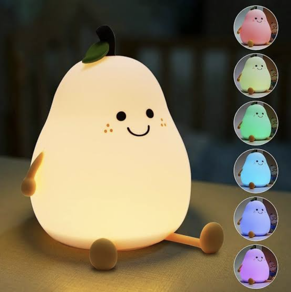 Cute Pear Night Lamp