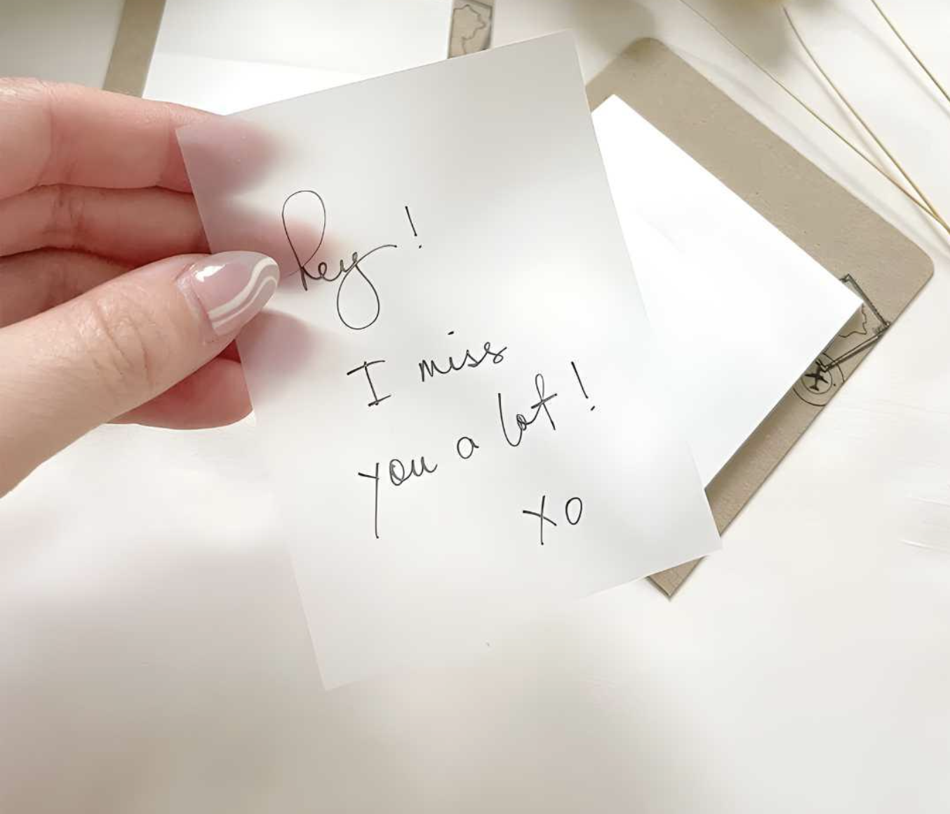 Transparent Sticky Notes (2x3 Inches)