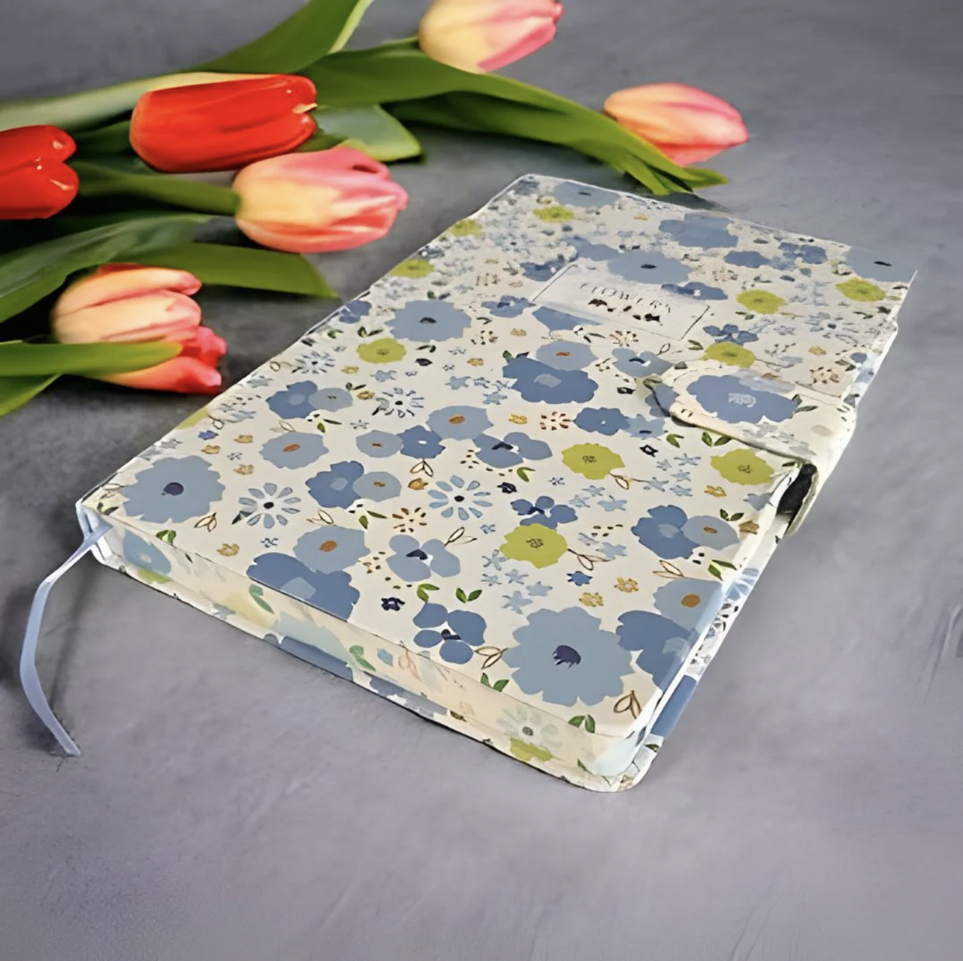Floral Hardcover A7 Notebooks