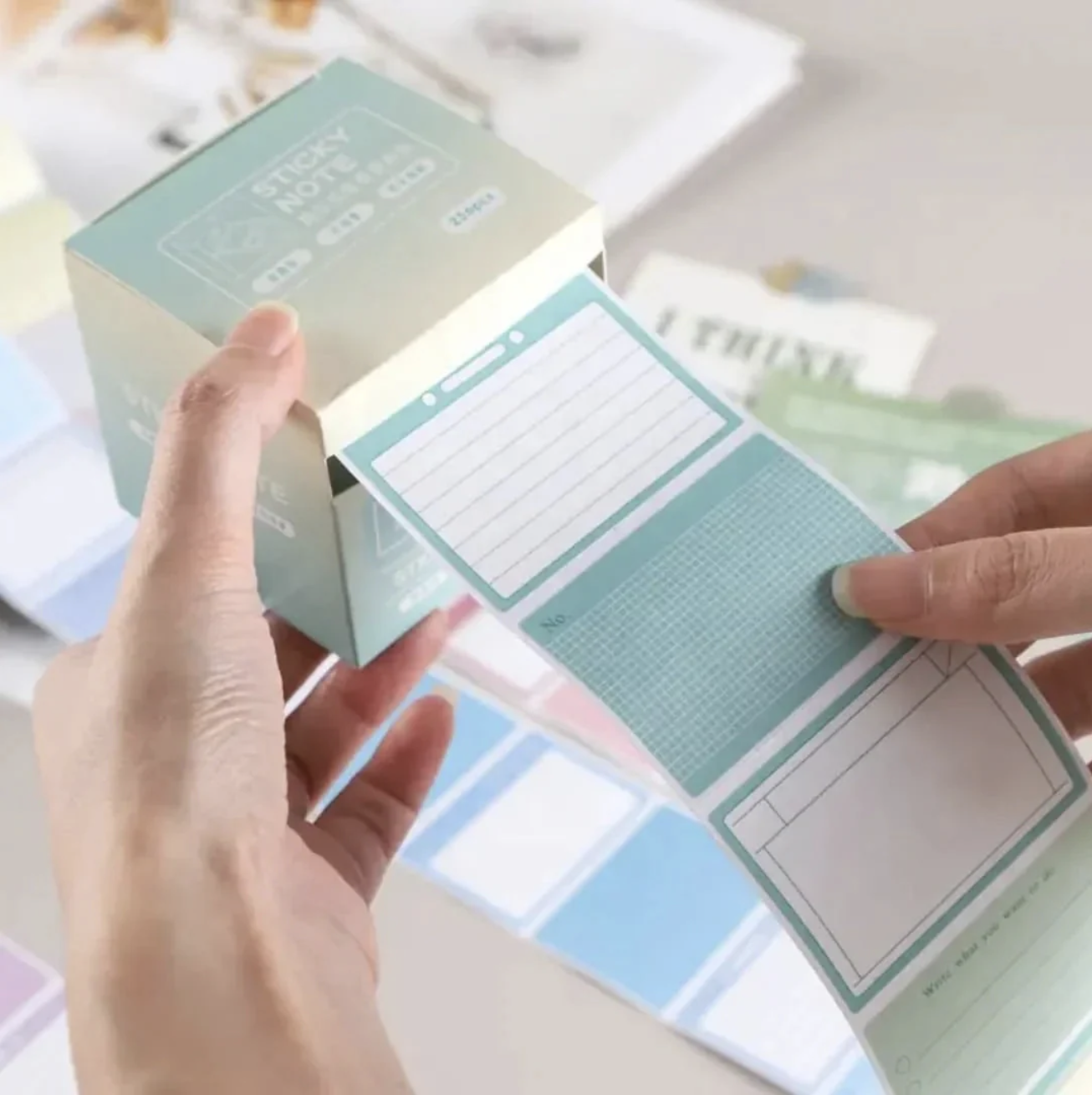 Gradient Sticky Note Roll Set