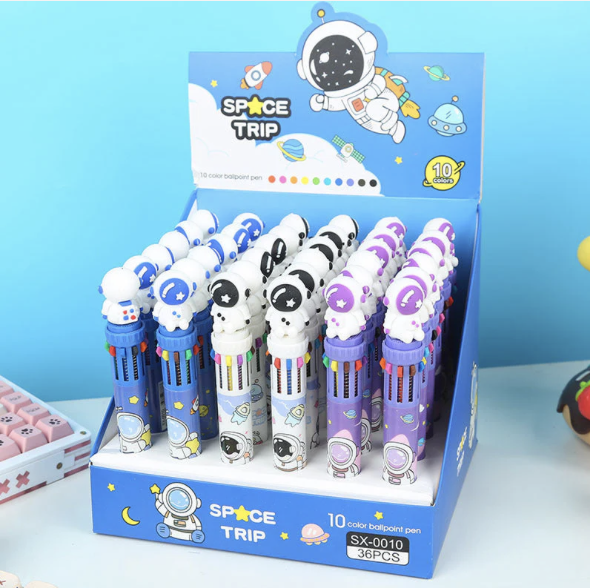 Space Trip Multicolor Pen Set