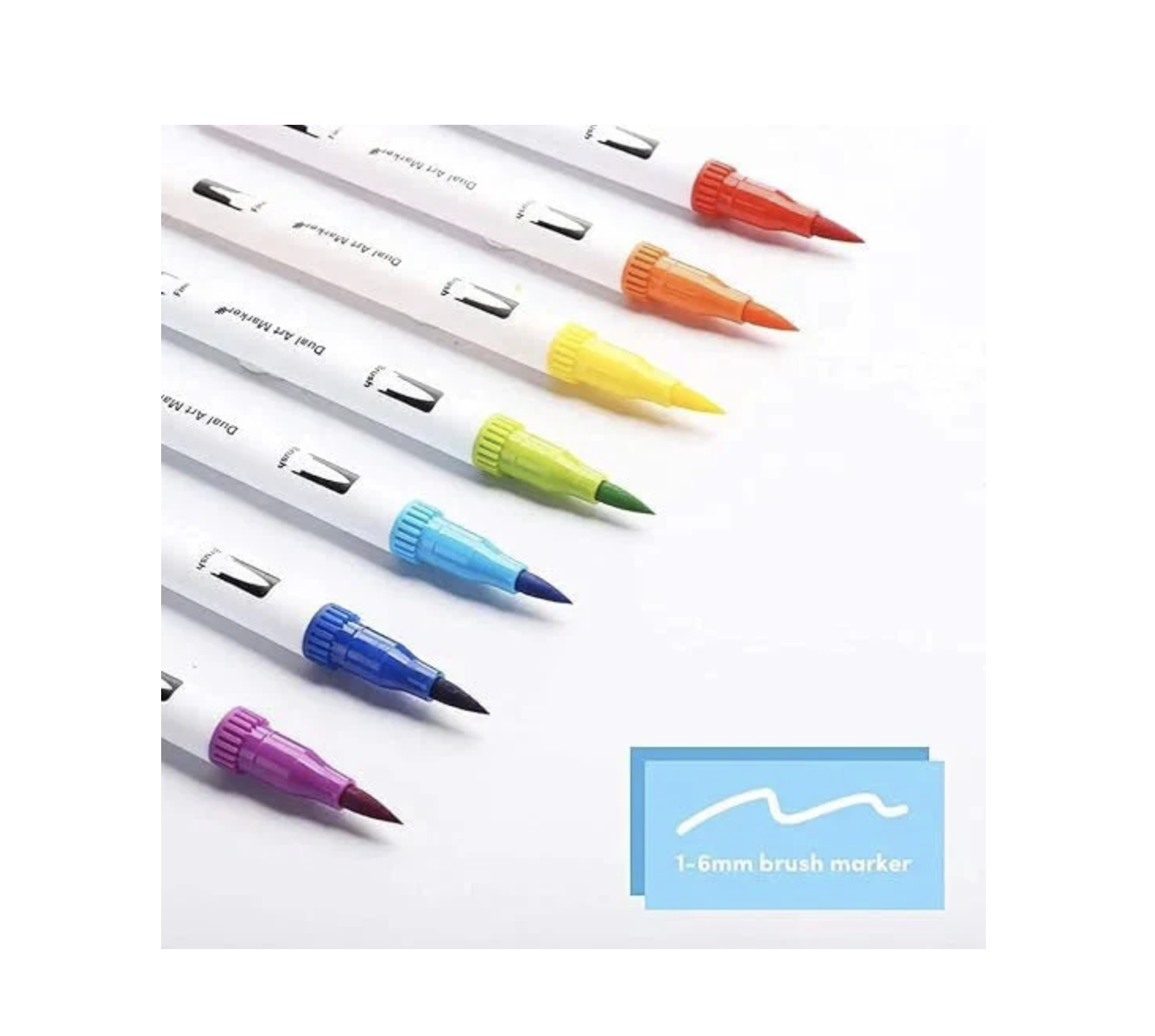 Dual Tip Brush Pens Set