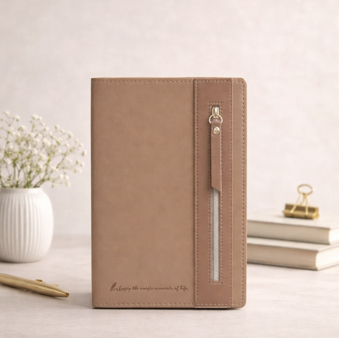 Premium Zipper Journal Notebook