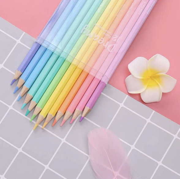 Dreamy Pastel Color Pencils