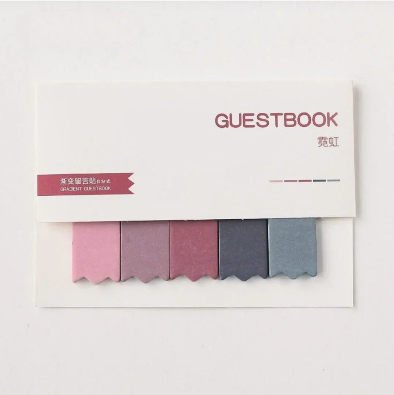 Elegant Guestbook Colour Tabs