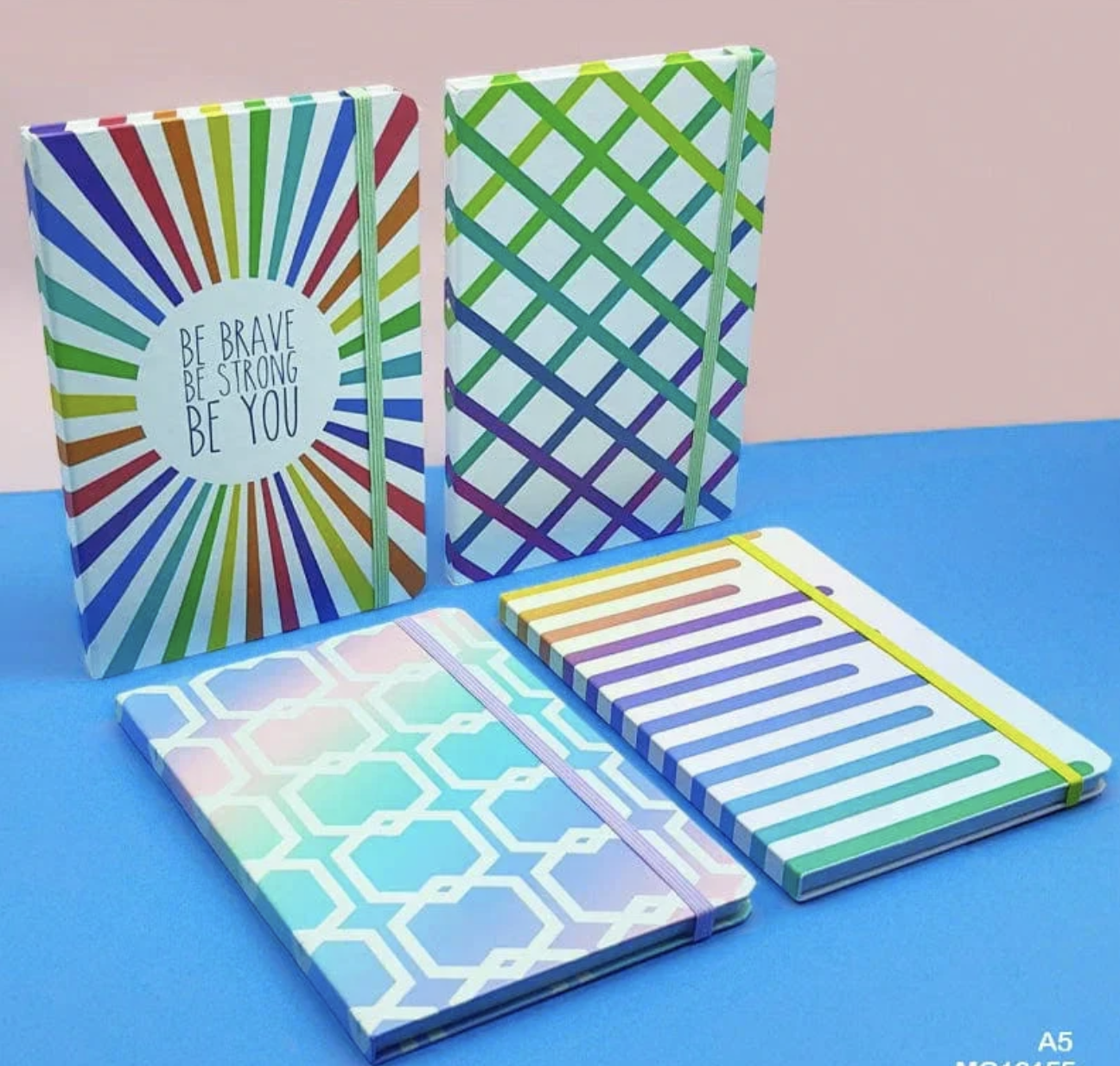 Colorful Patterned A5 Notebooks