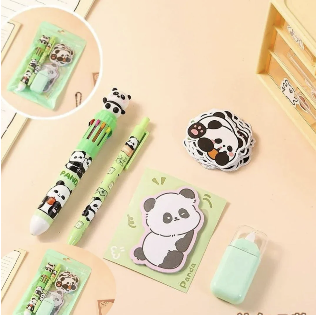 Panda Stationery Gift Set