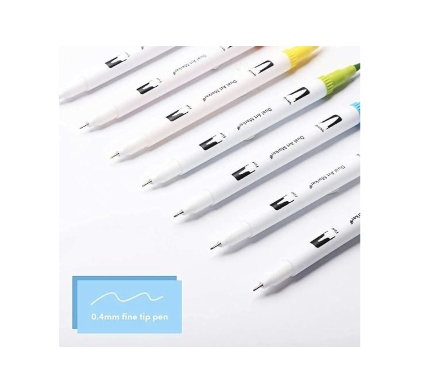 Dual Tip Brush Pens Set