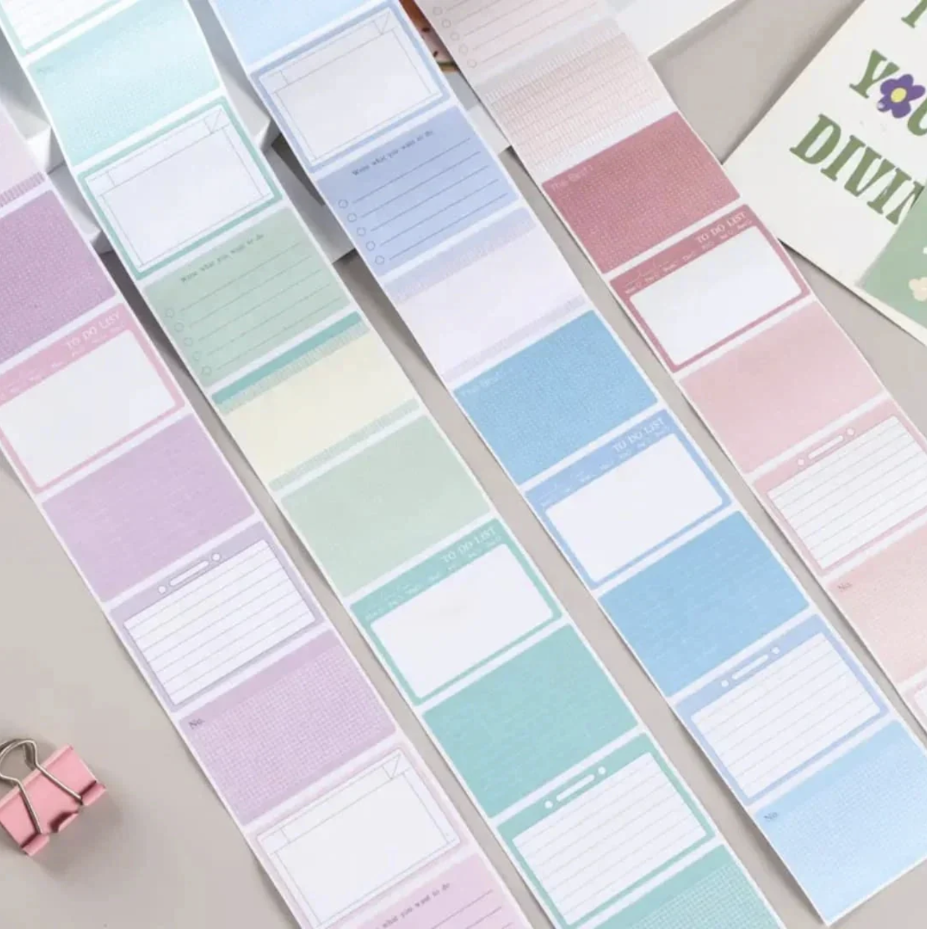 Gradient Sticky Note Roll Set