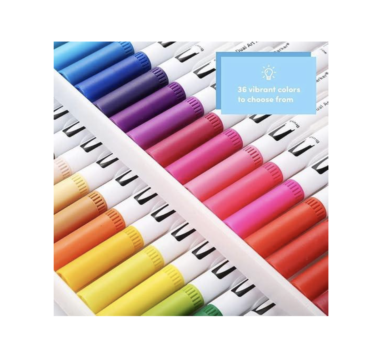 Dual Tip Brush Pens Set