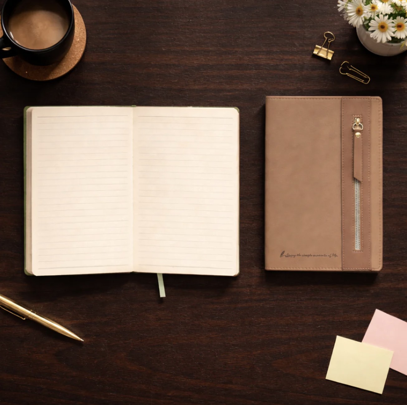 Premium Zipper Journal Notebook
