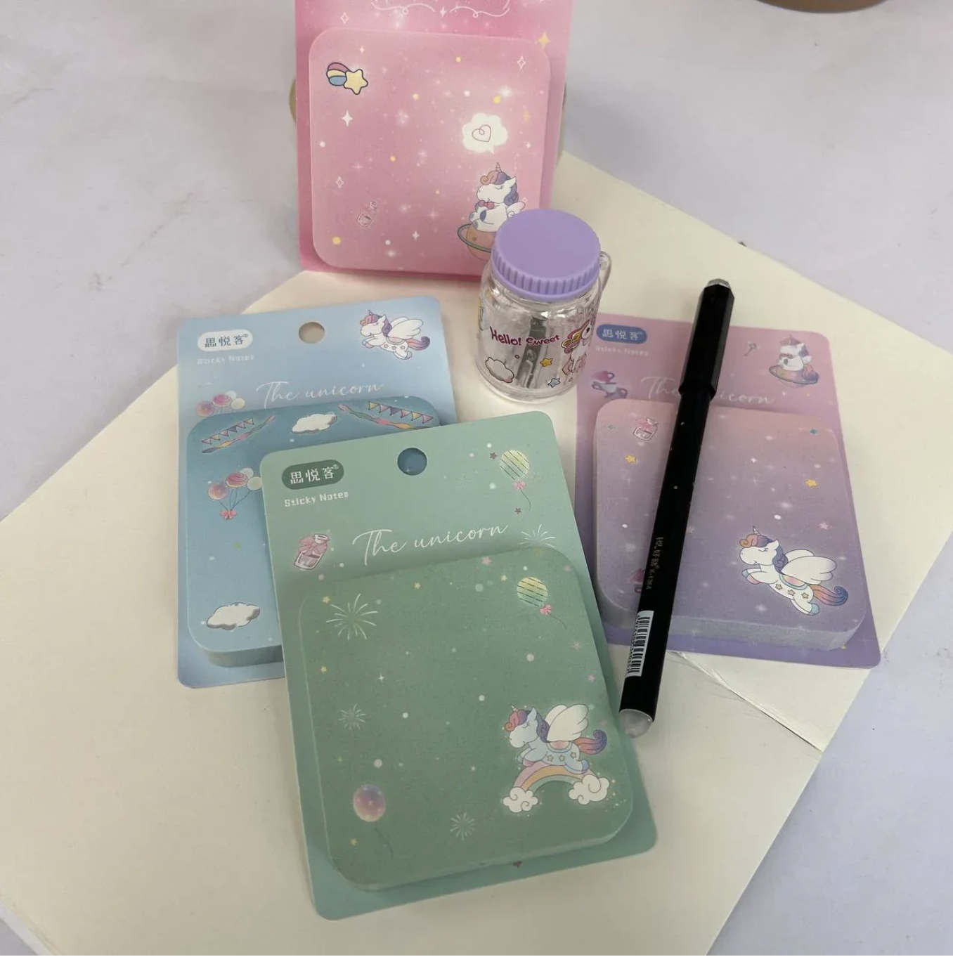 Fancy Unicorn Sticky Notes