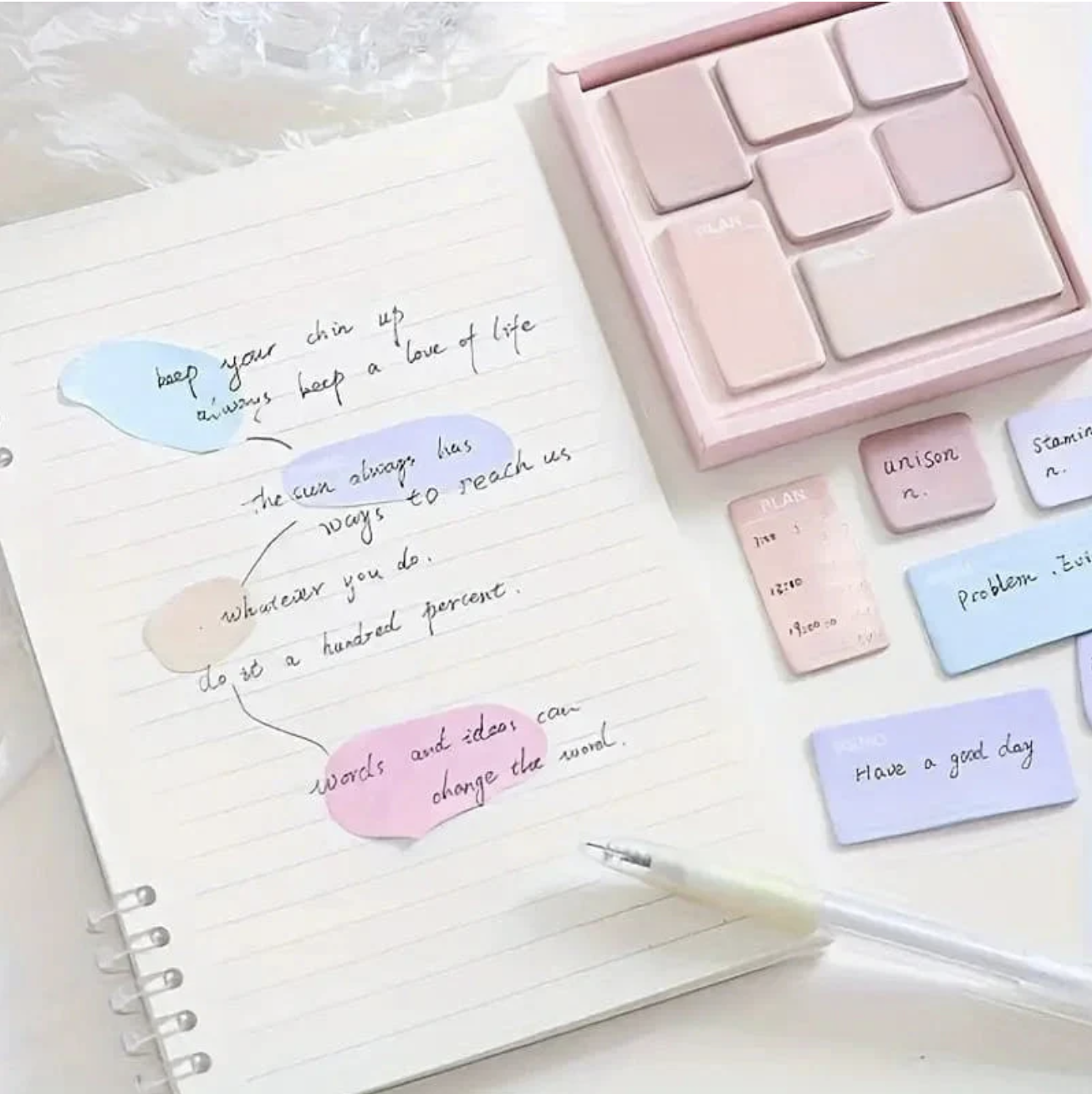 Pastel Sticky Notes Set