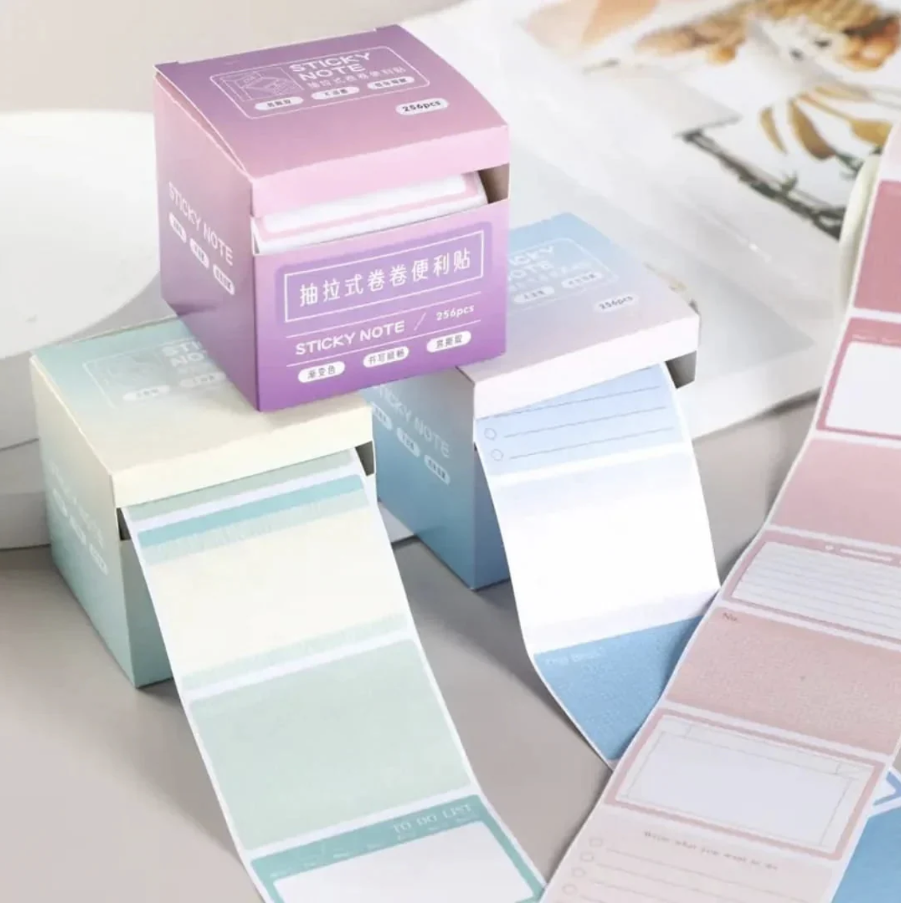 Gradient Sticky Note Roll Set