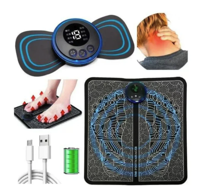Kit Massagem EMS — Relaxamento Total