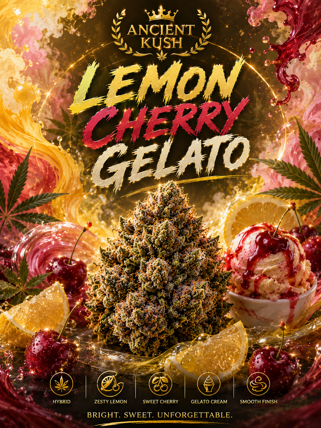 Lemon Cherry Gelato