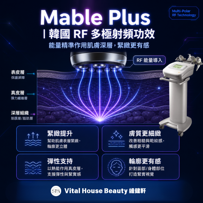 Mable plus 韓國RF多極射頻面部緊緻提升