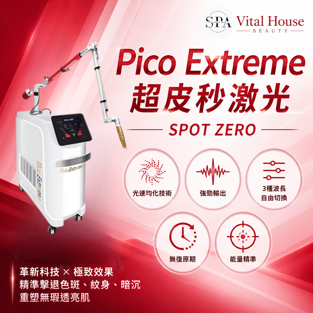Pico extreme 超皮秒三波長嫩膚祛斑