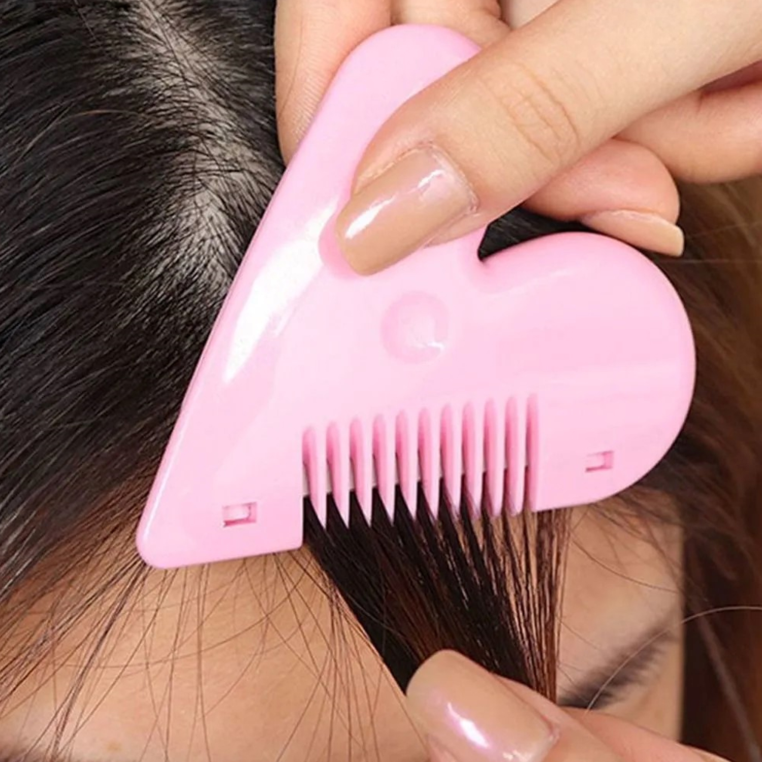  Heart Shape Plastic Hair Cutting Scissors For Baby Girls