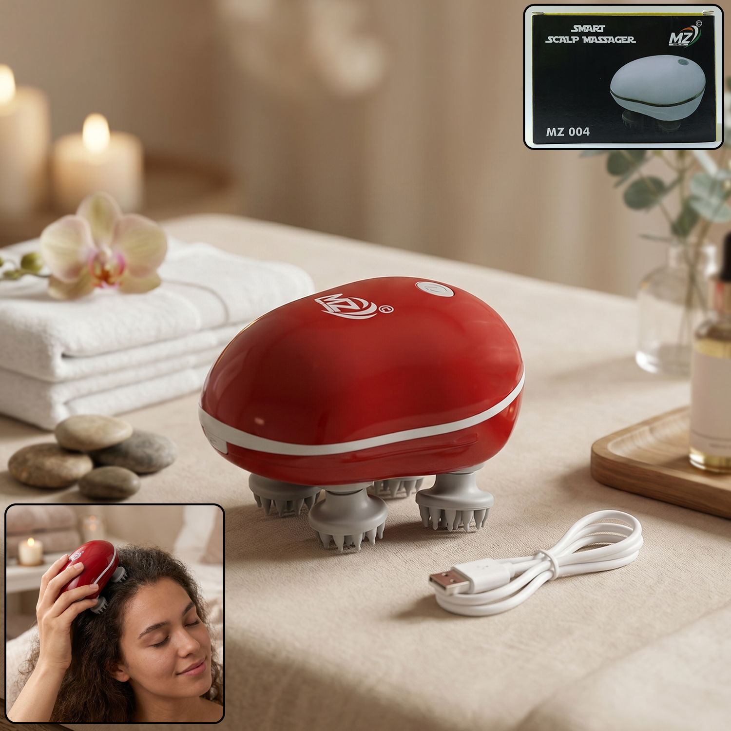 Smart Electric Scalp Massager Portable Head Massager