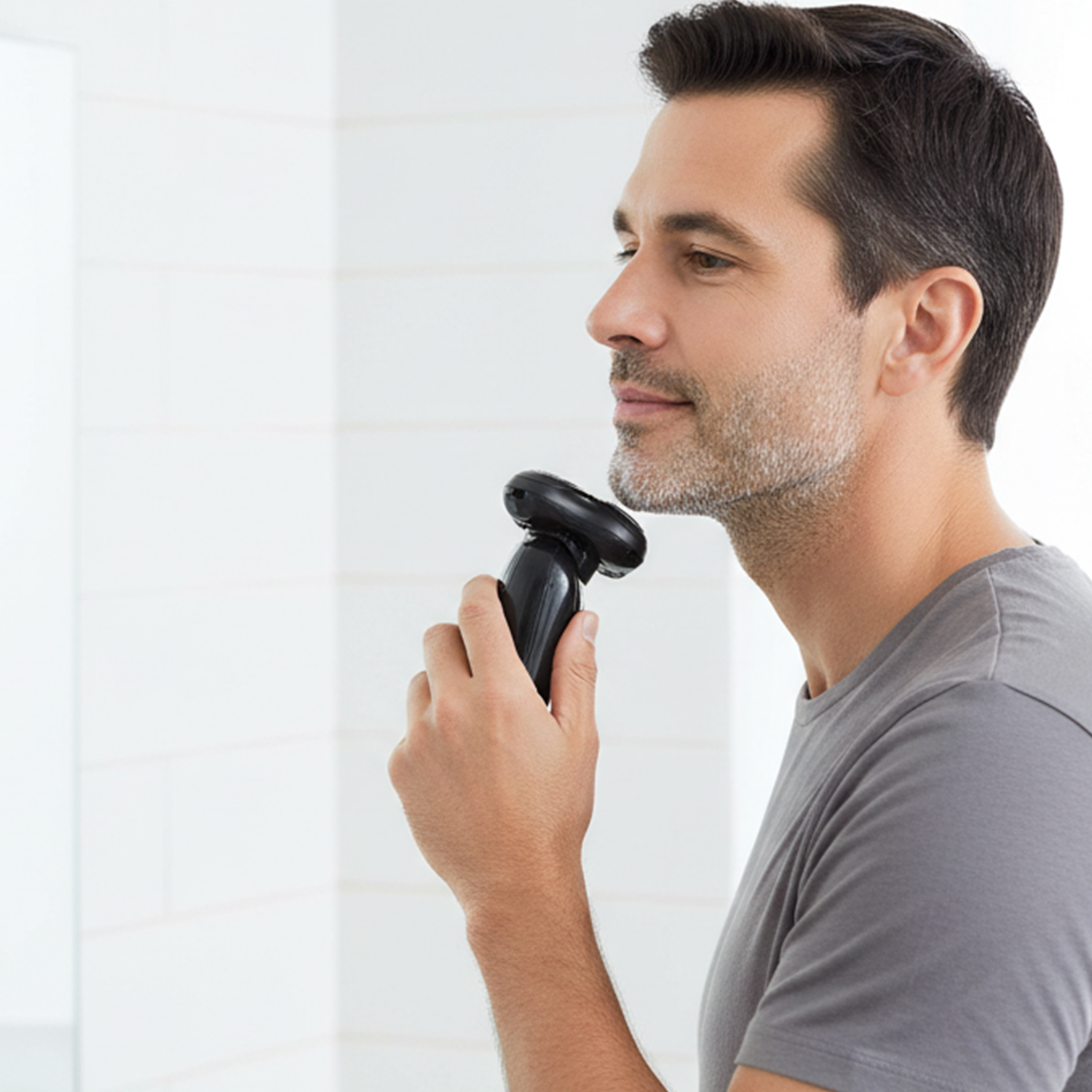 Rechargeable Electric Rotary Shaver Trimmer For Men