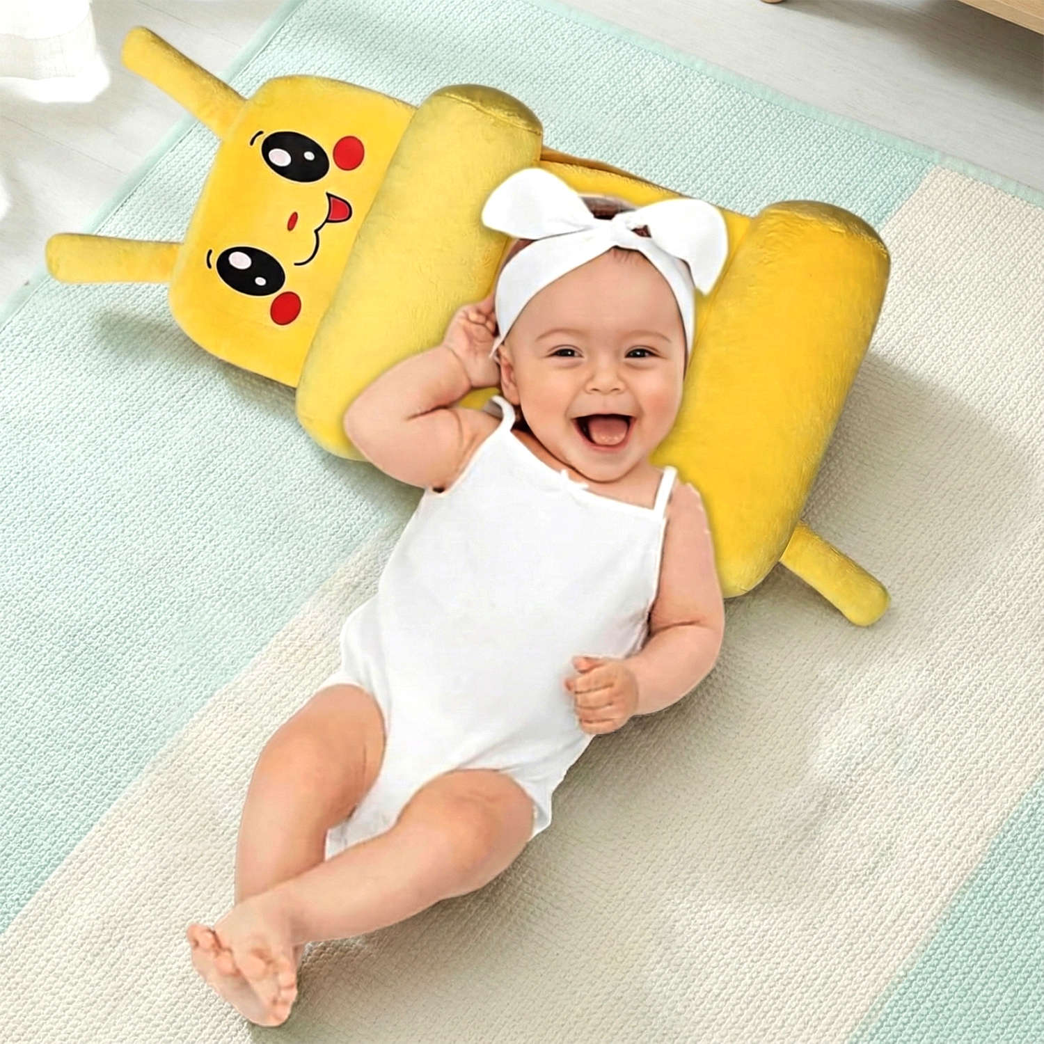 Baby Sliding Pillow With Soft Support Design