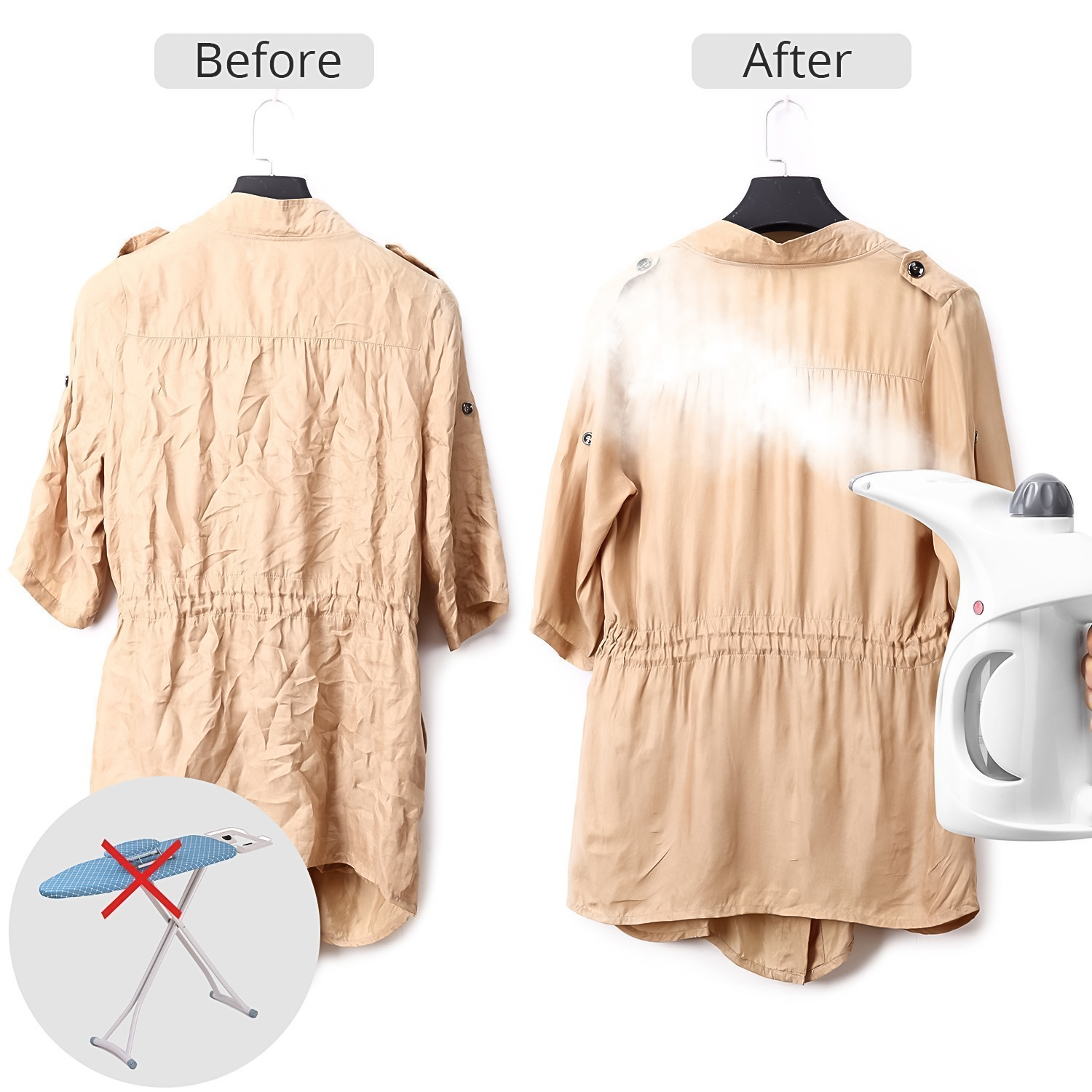 Portable Handheld Garment Facial Steamer 