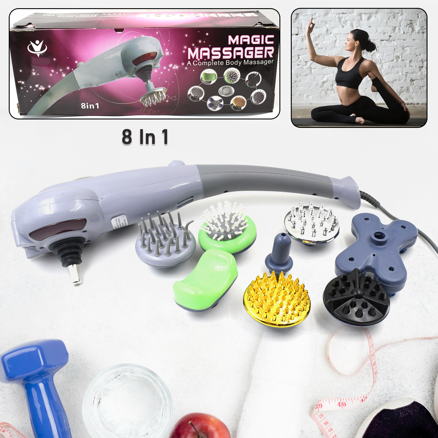 Electric 8 In 1 Full Body Massager Magic Massager