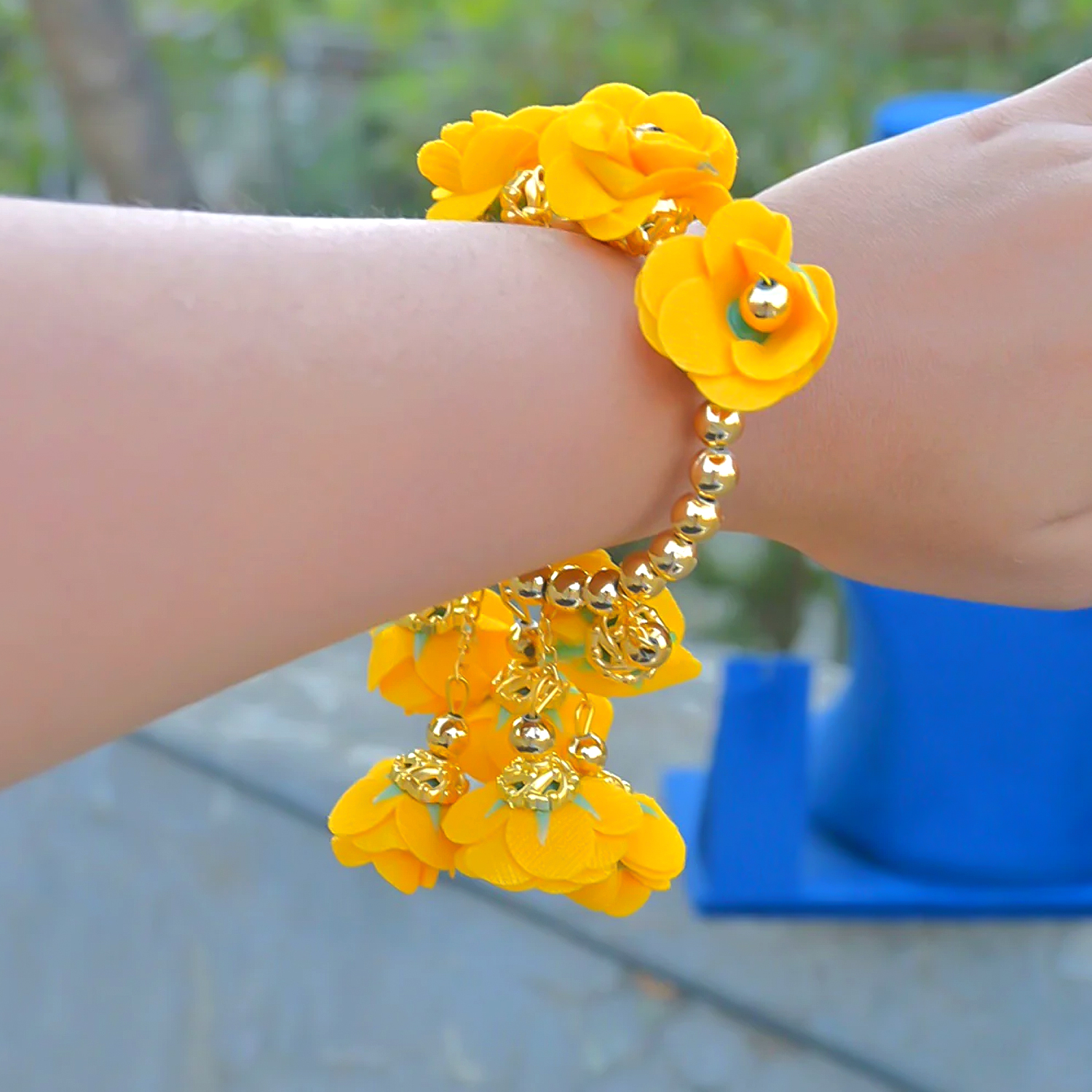 Traditional  Wrist Ornament Haldi Kada Bracelet