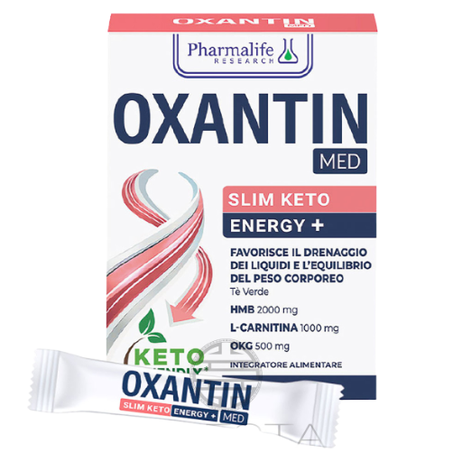 Дієтична добавка Oxantin Slim Keto "Енергія", 15 стіків по 4,5 г