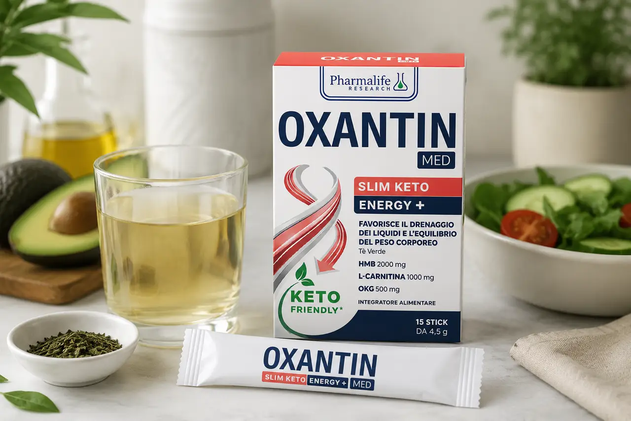 Дієтична добавка Oxantin Slim Keto "Енергія", 15 стіків по 4,5 г