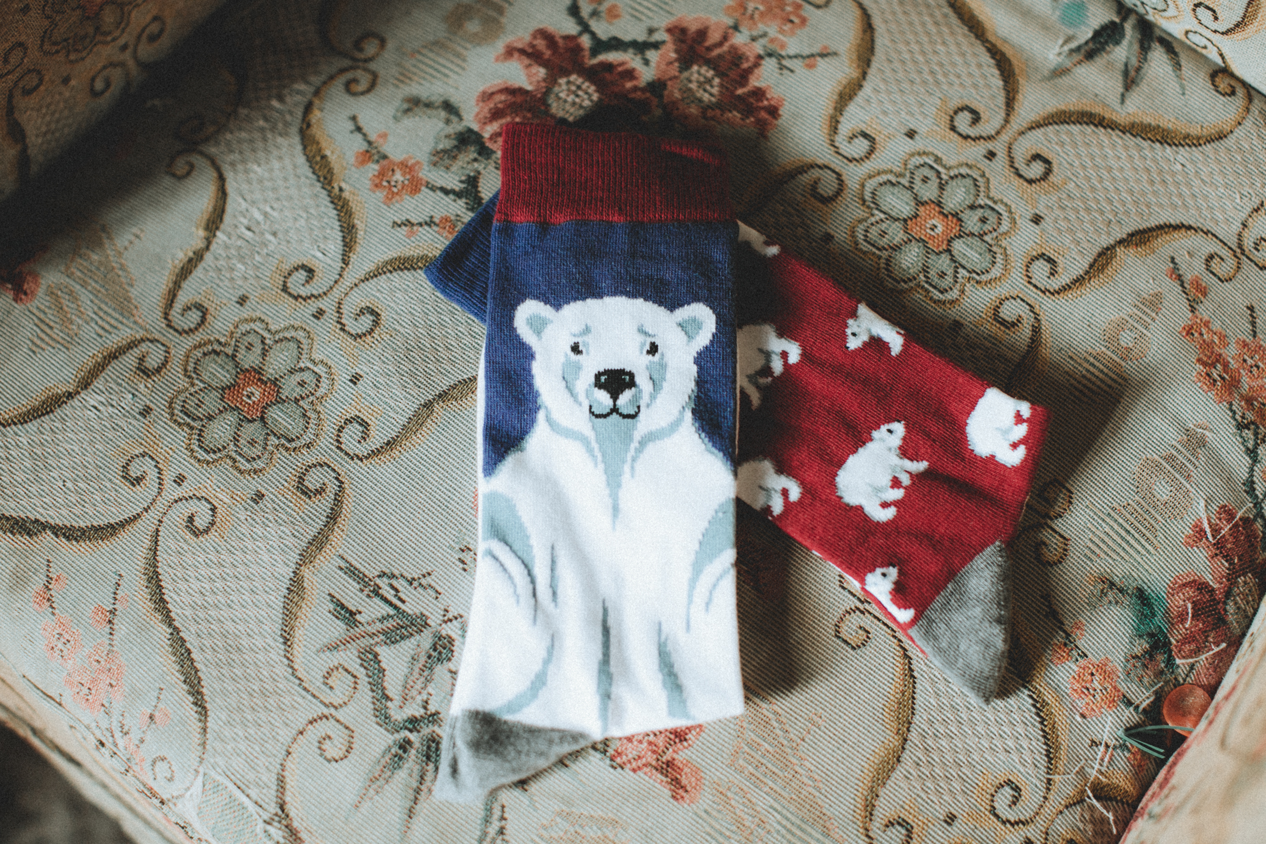 Polar Bear Patterned Socks