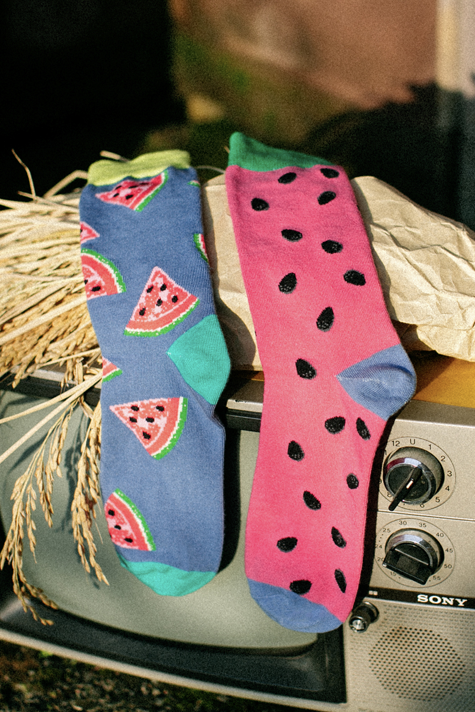 Watermelon Pattern Socks
