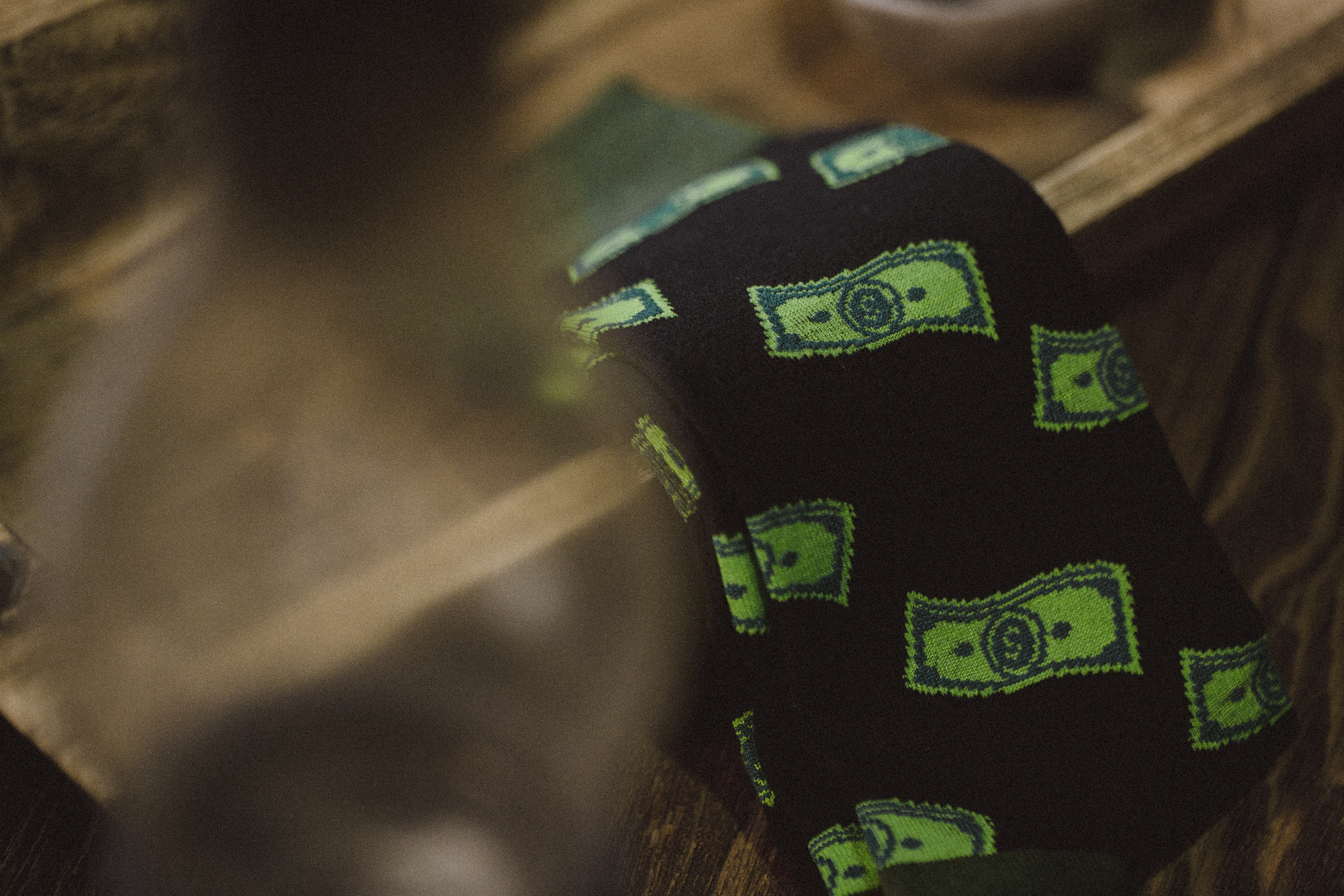 Money Print Socks