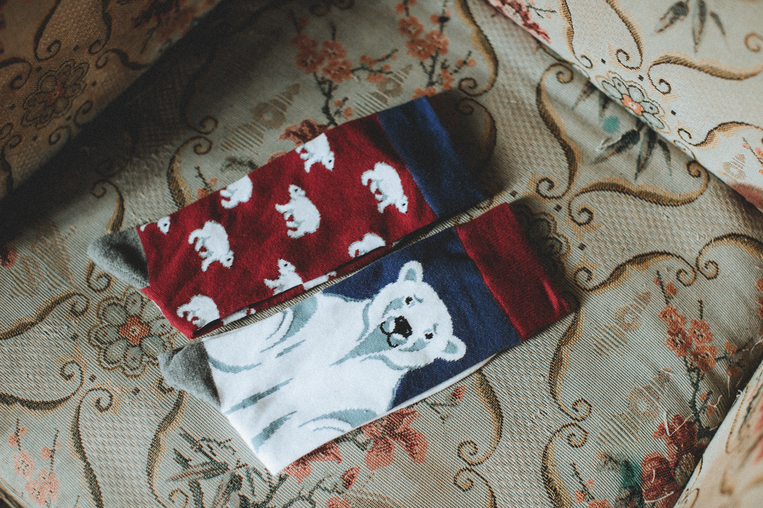 Polar Bear Patterned Socks