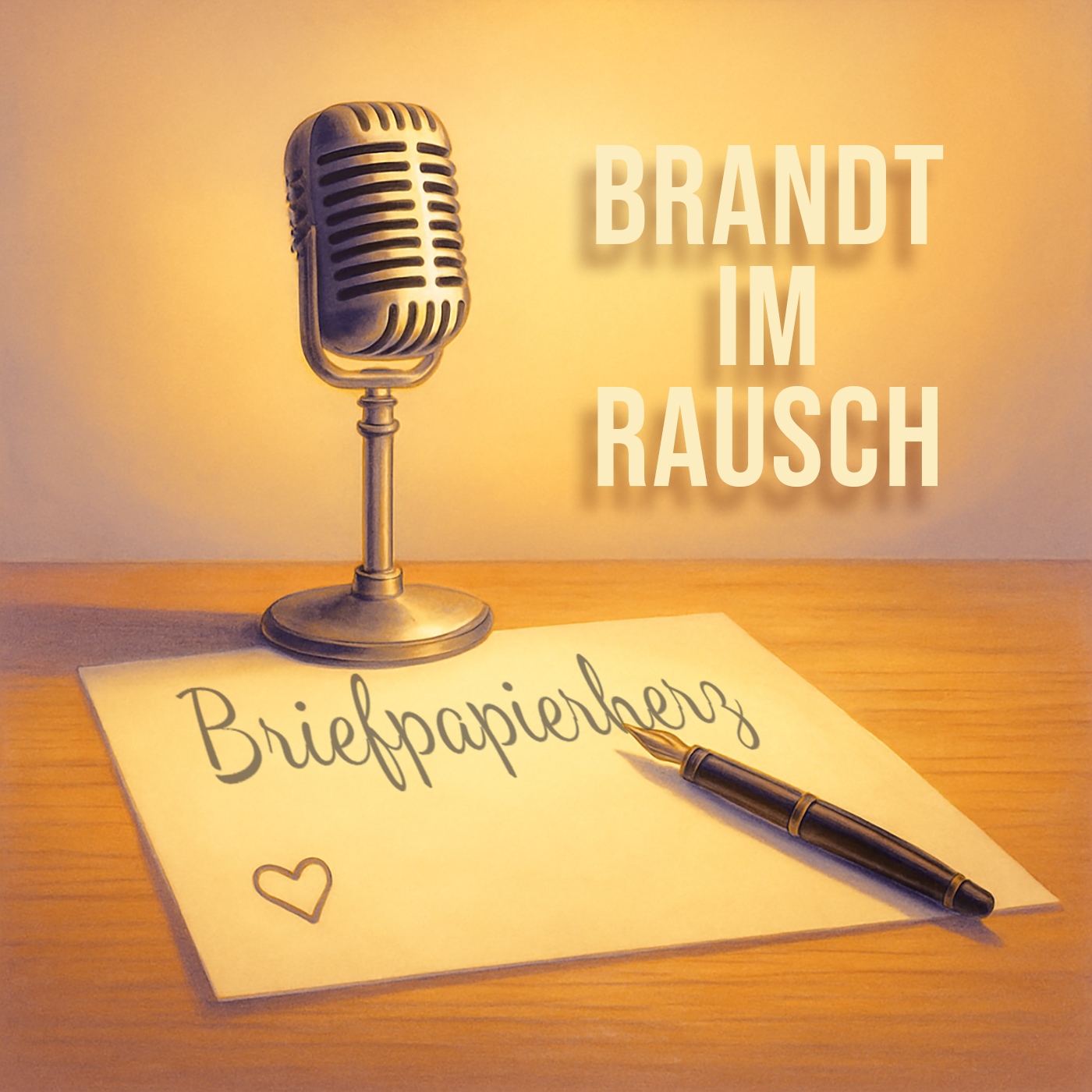 Briefpapierherz