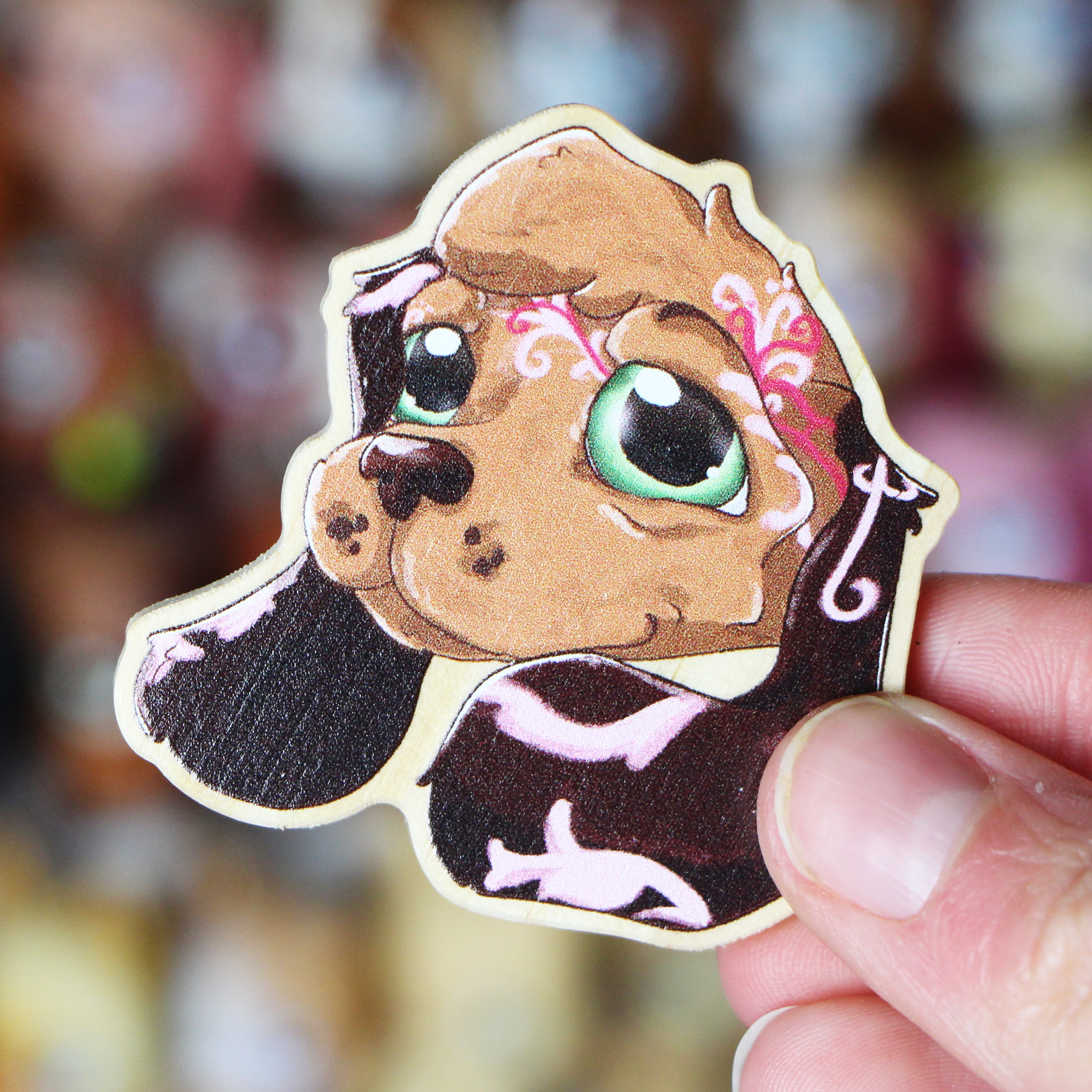 Pins en Bois Littlest Pet Shop Fred