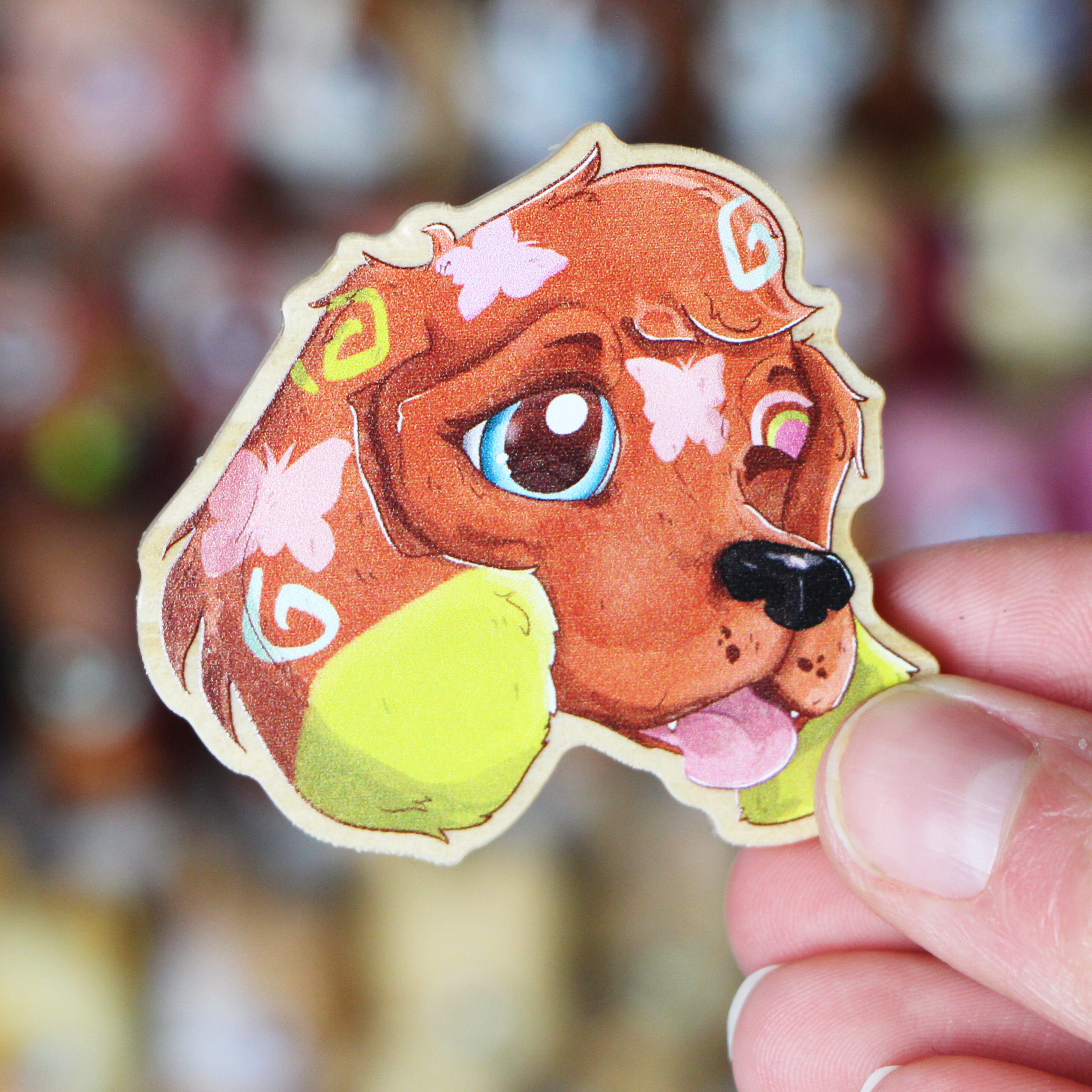 Pins en Bois Broche Wood Littlest Pet Shop Yoko