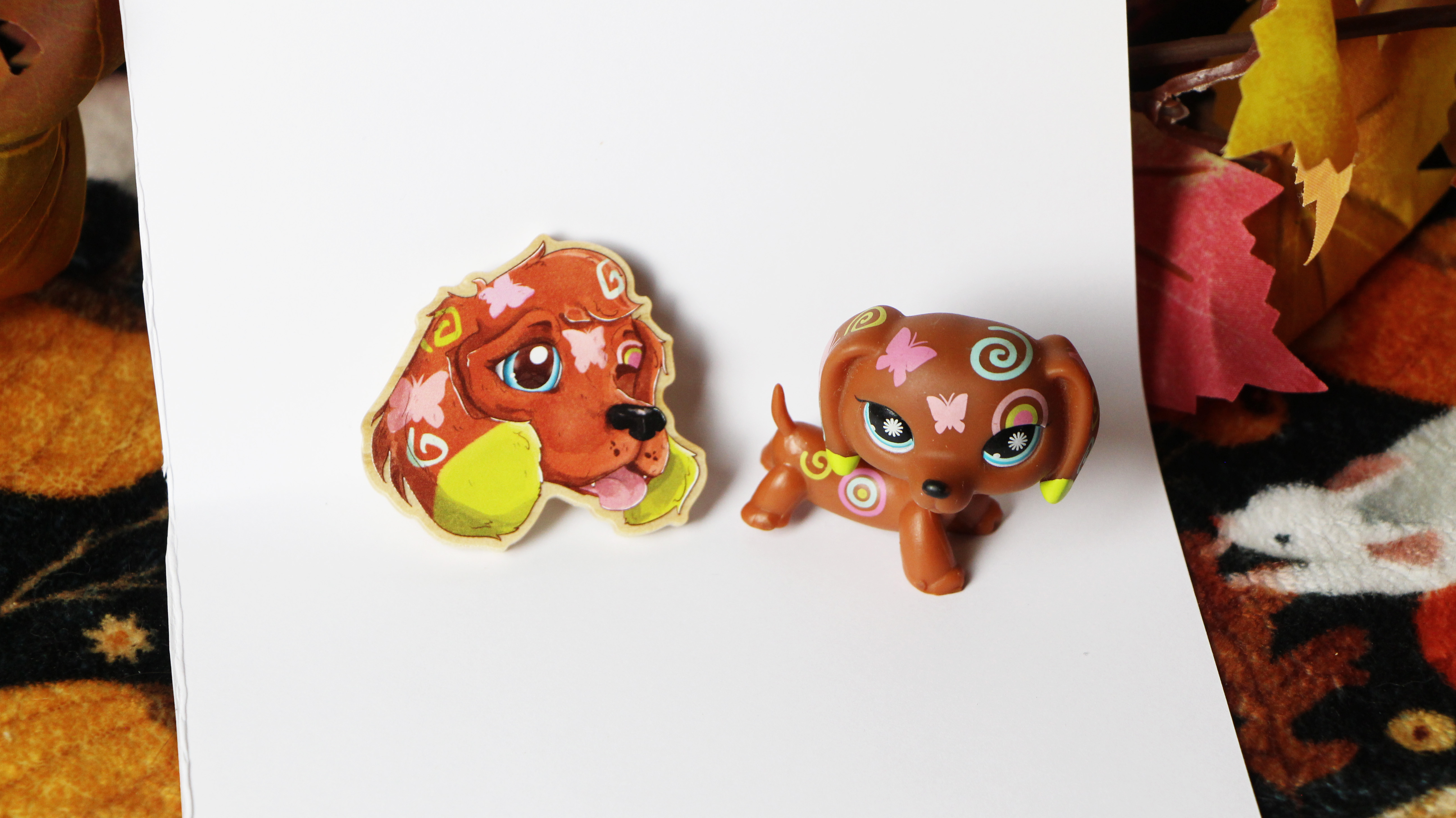 Pins en Bois Broche Wood Littlest Pet Shop Yoko