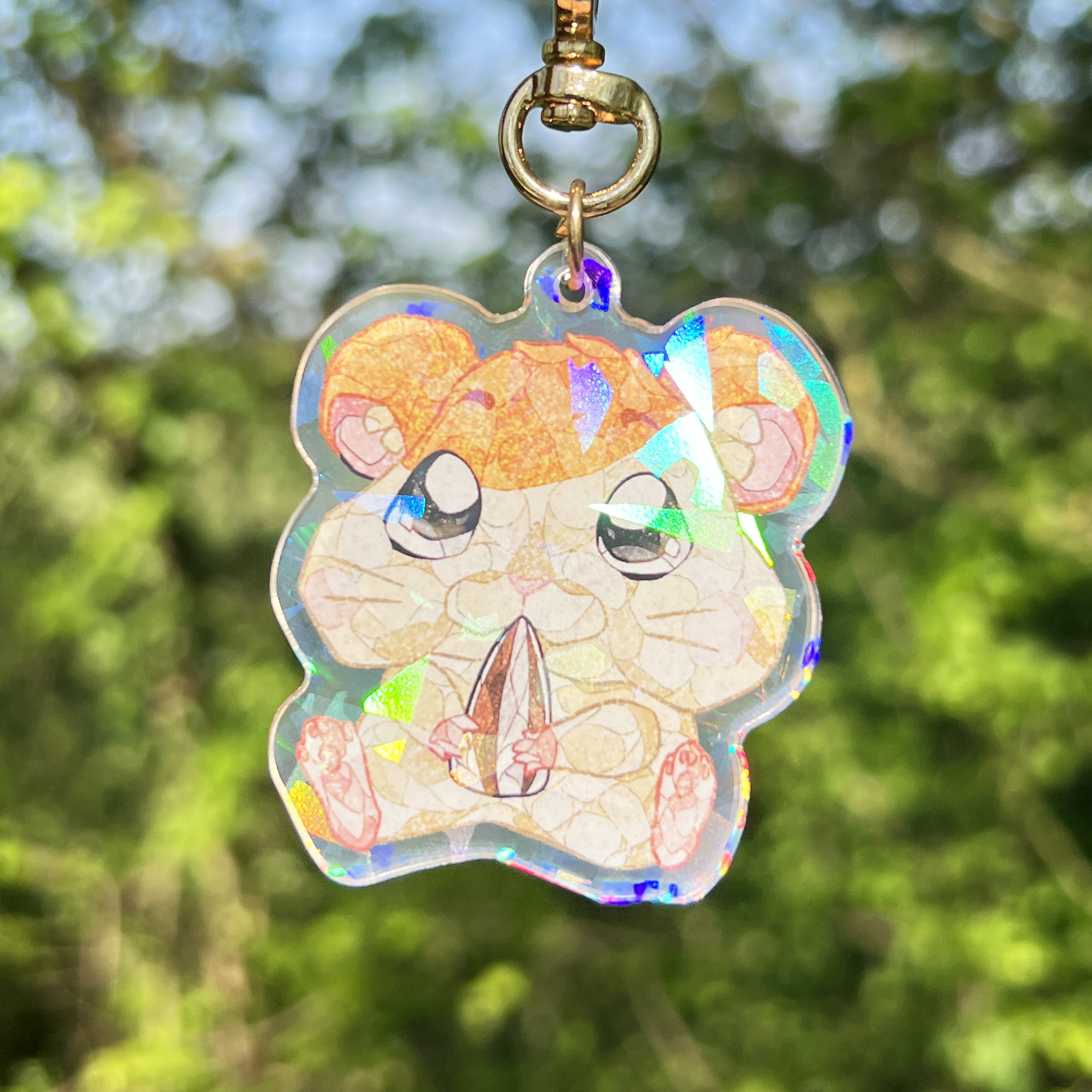 Porte-clé Acrylique - Hamtaro