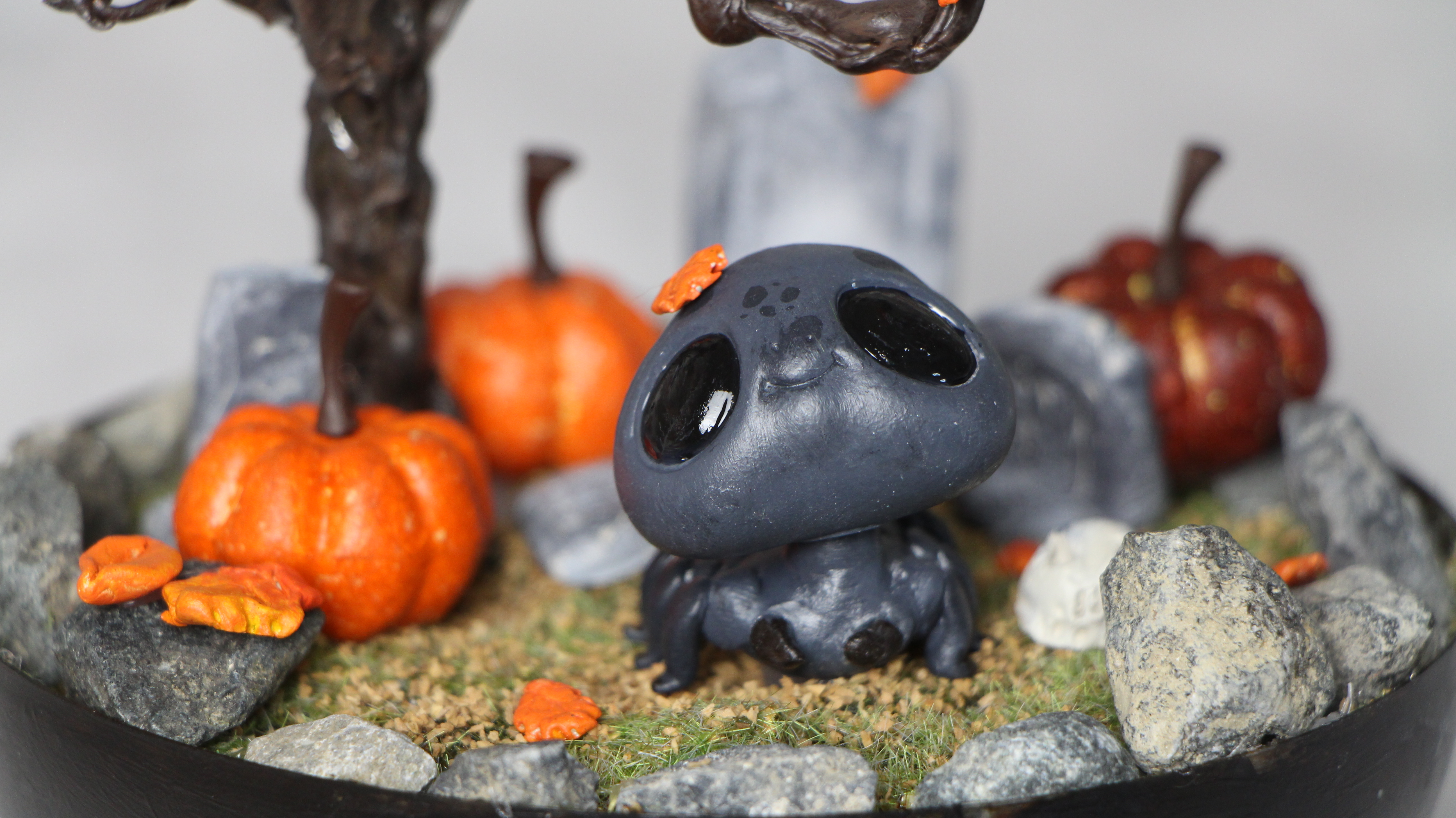 Diorama Halloween Littlest Pet Shop customisé