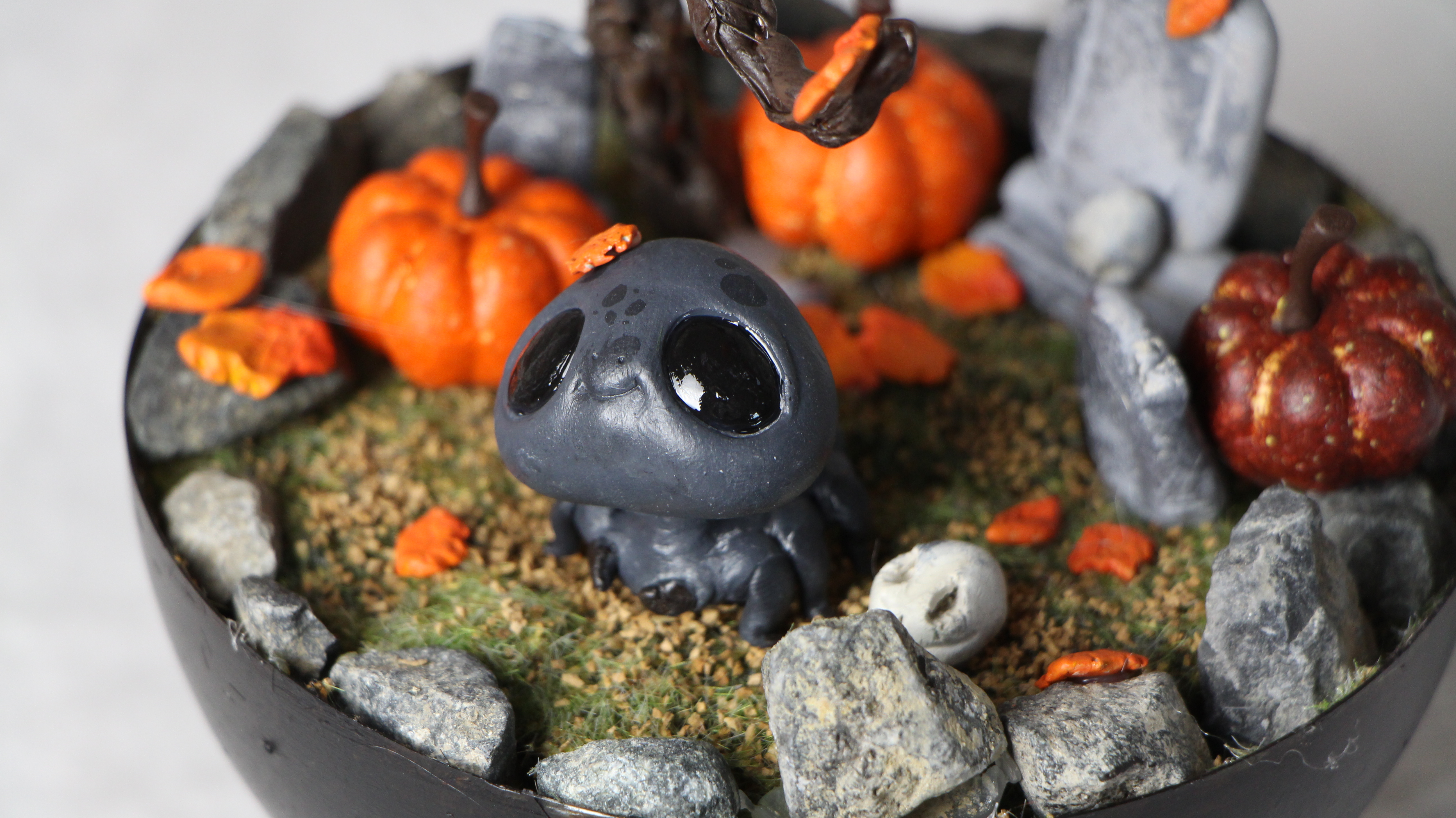 Diorama Halloween Littlest Pet Shop customisé