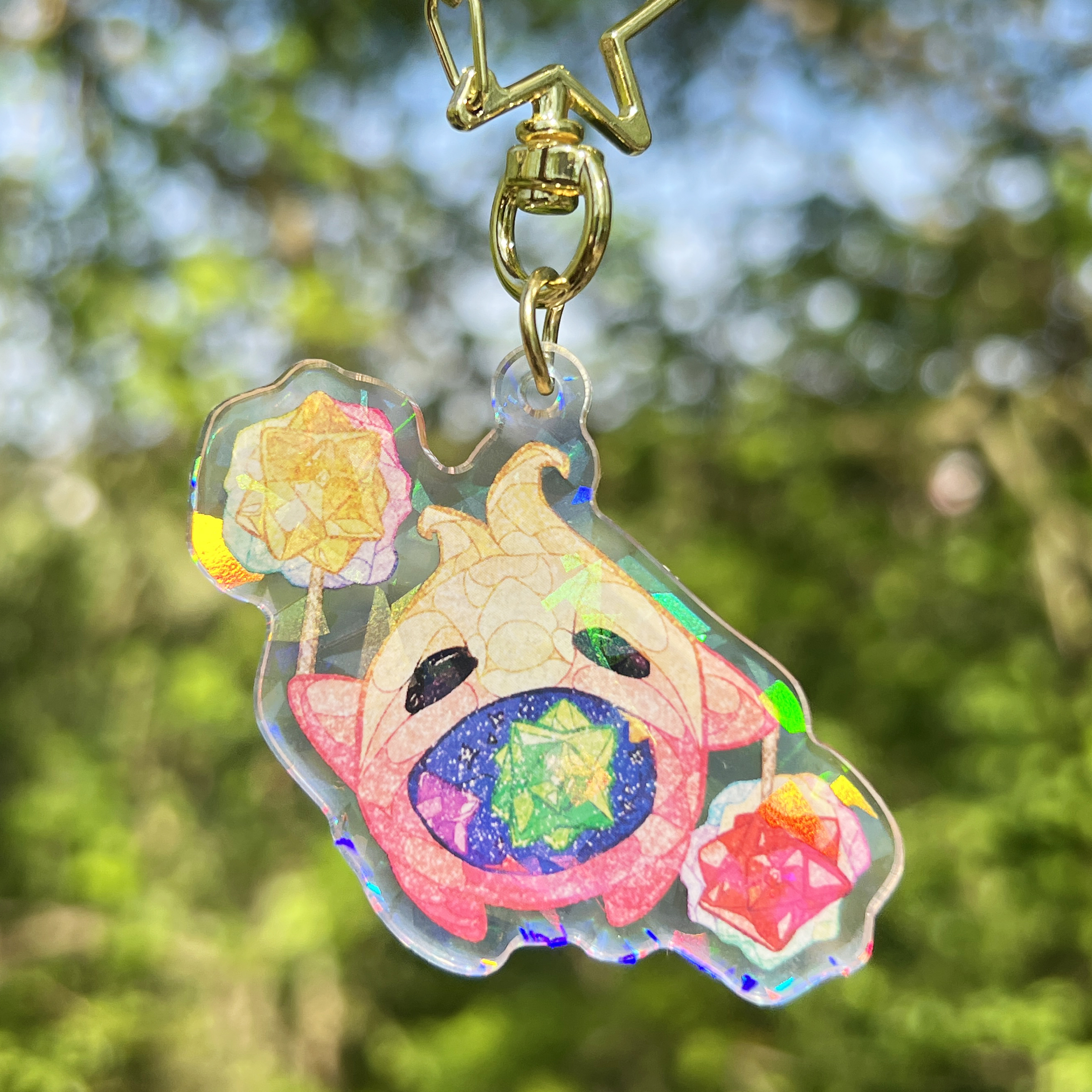 Porte-clé Acrylique - Luma Gourmand Mario Galaxy