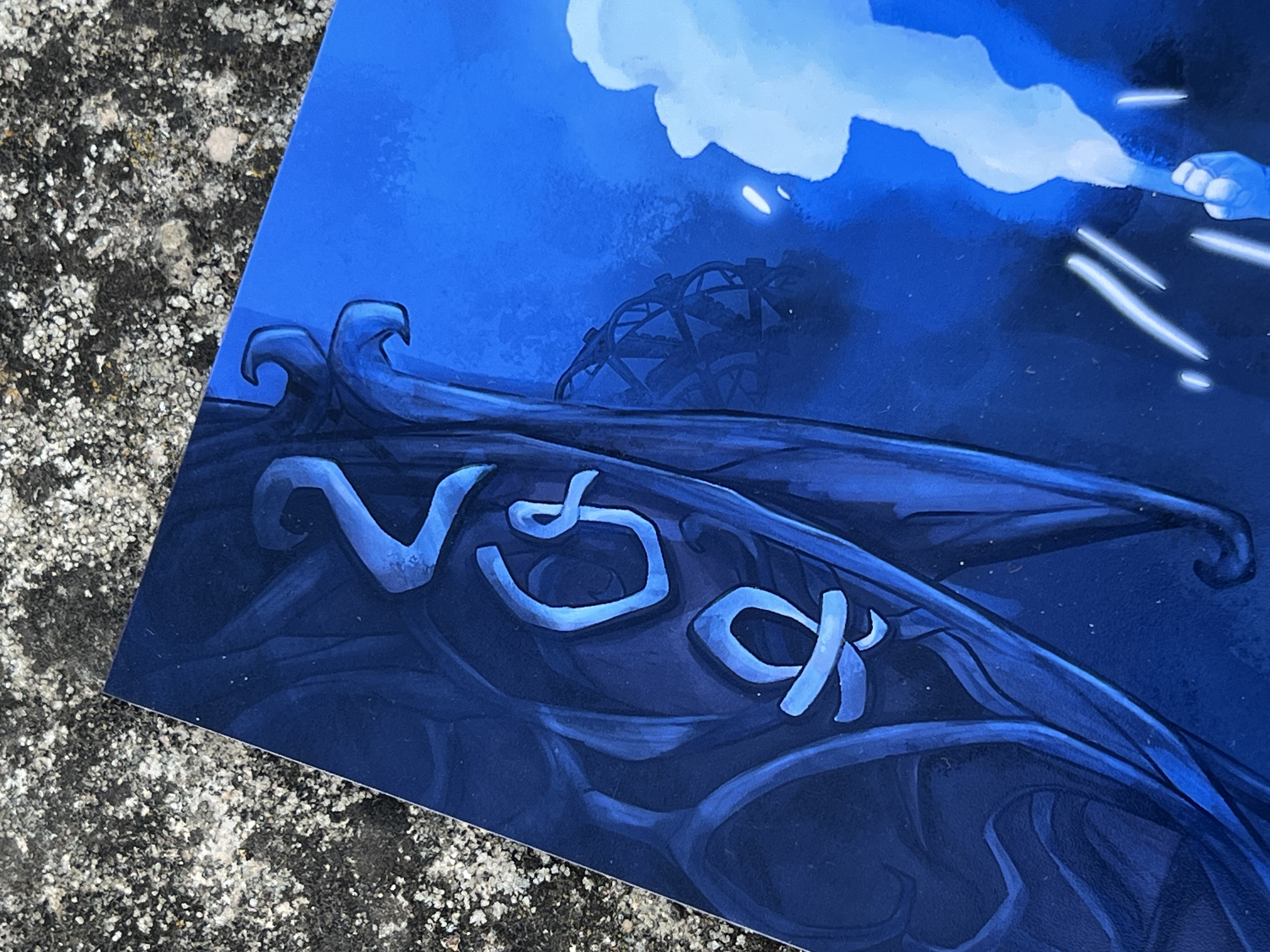 Print Illustration A5/A4 - Vaïlna en mode Arcane