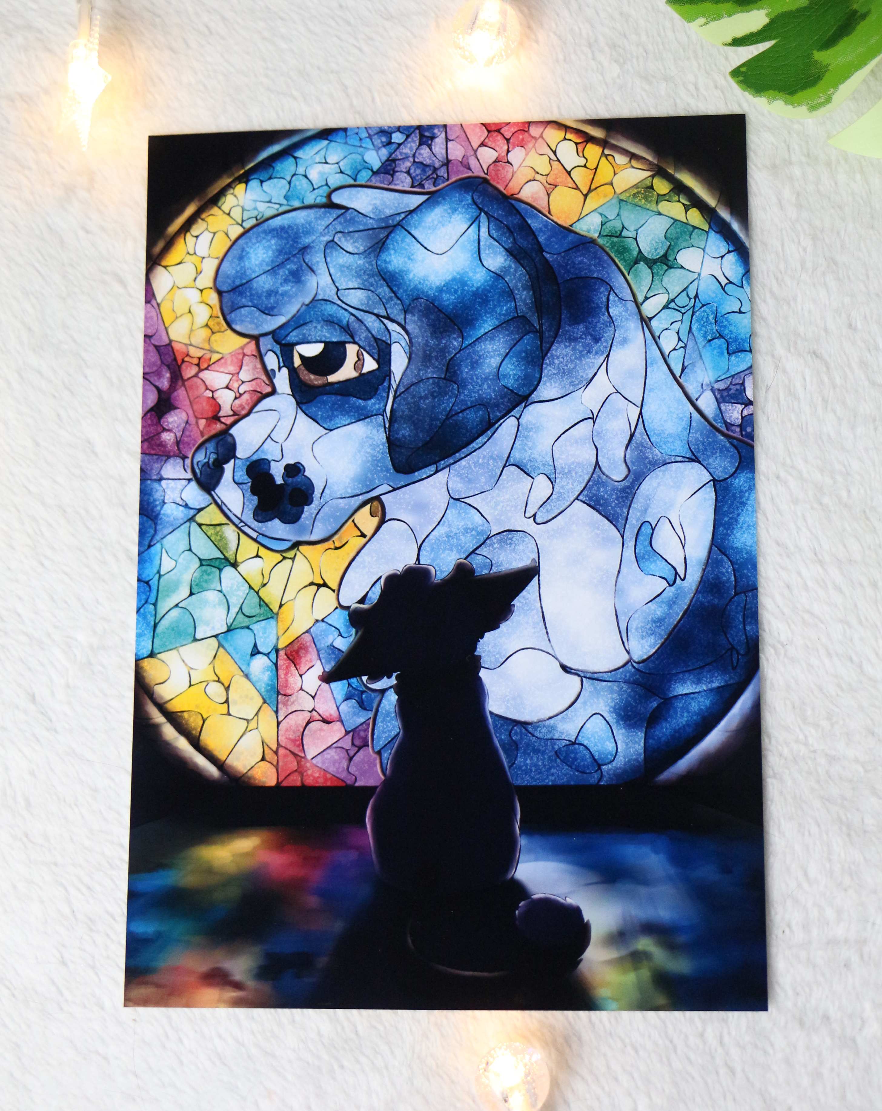 Print Illustration A5/A4 - Arya et le Vitrail