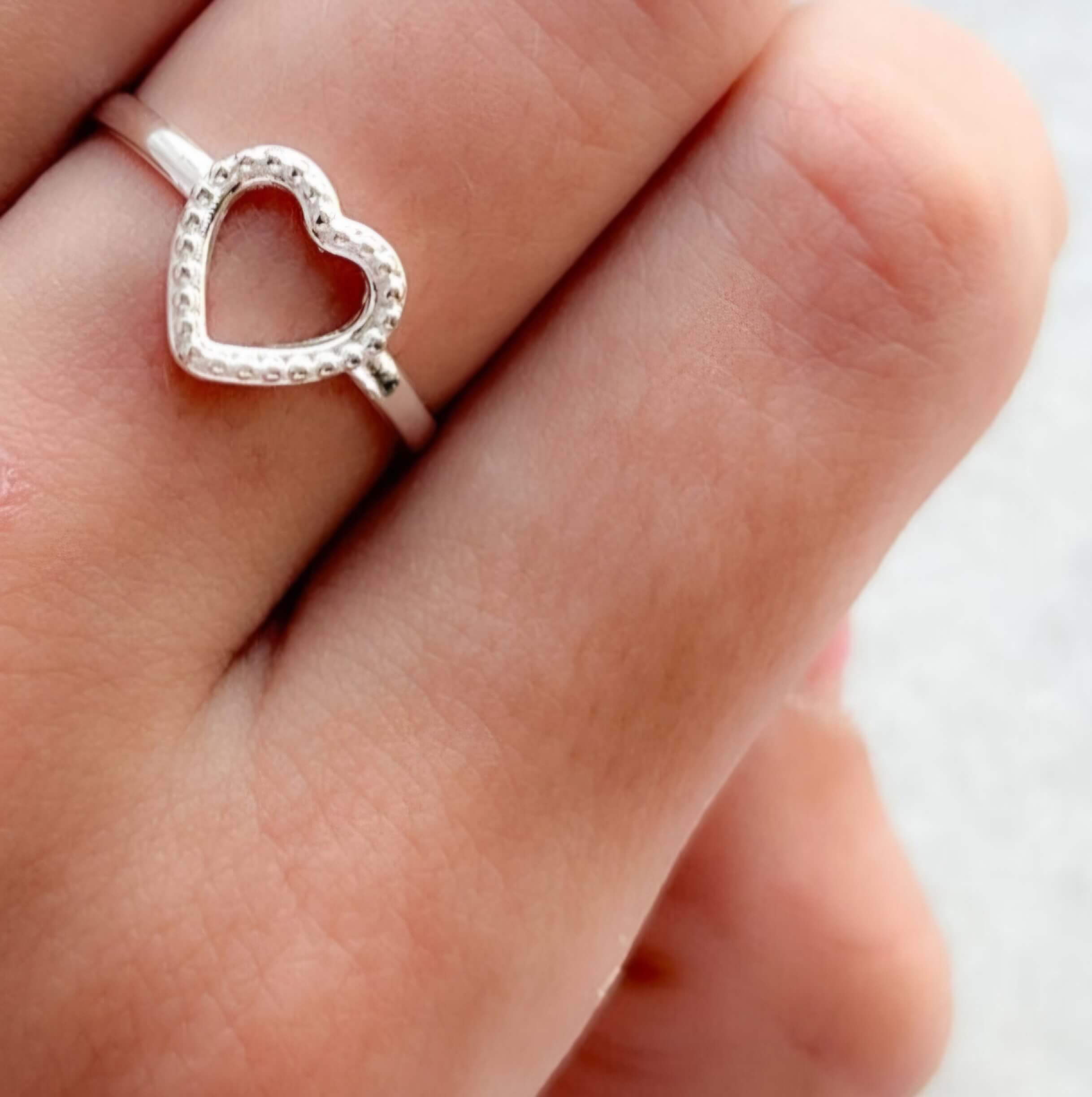 Sterling Silver Heart Ring