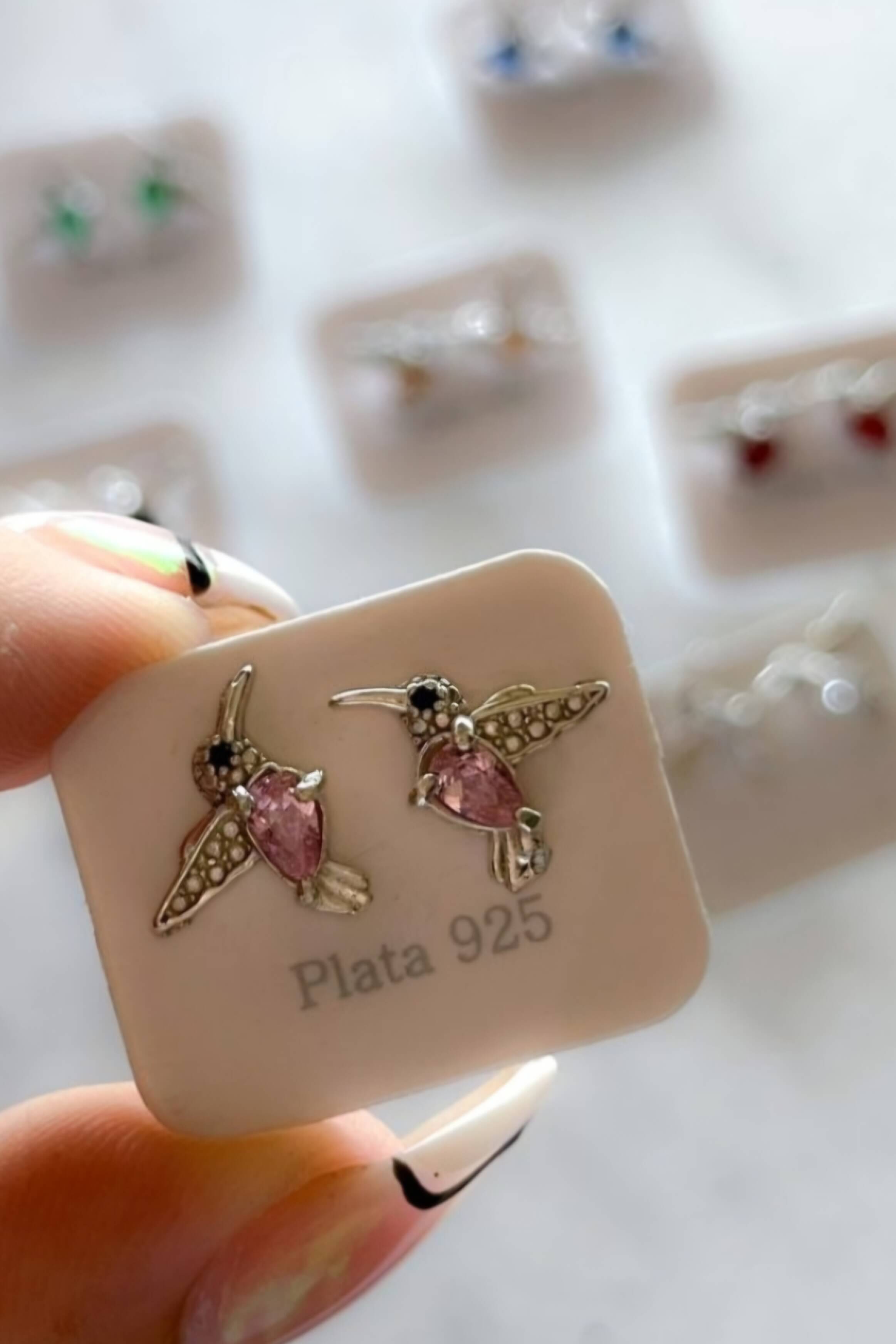 Hummingbird Silver Earrings