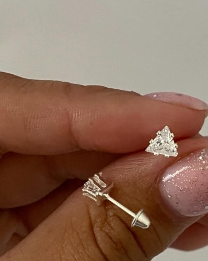 Triangle Stud Earrings