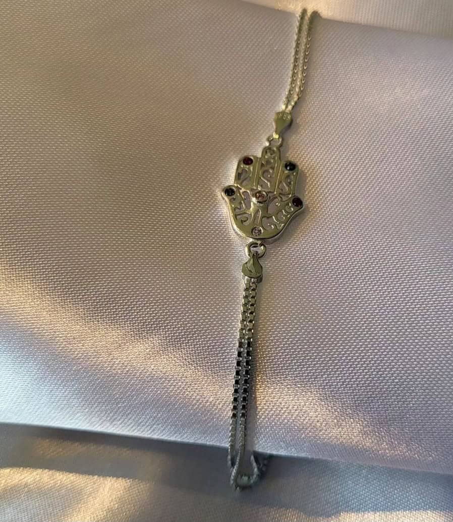 Hamsa-Fatima Hand Bracelet