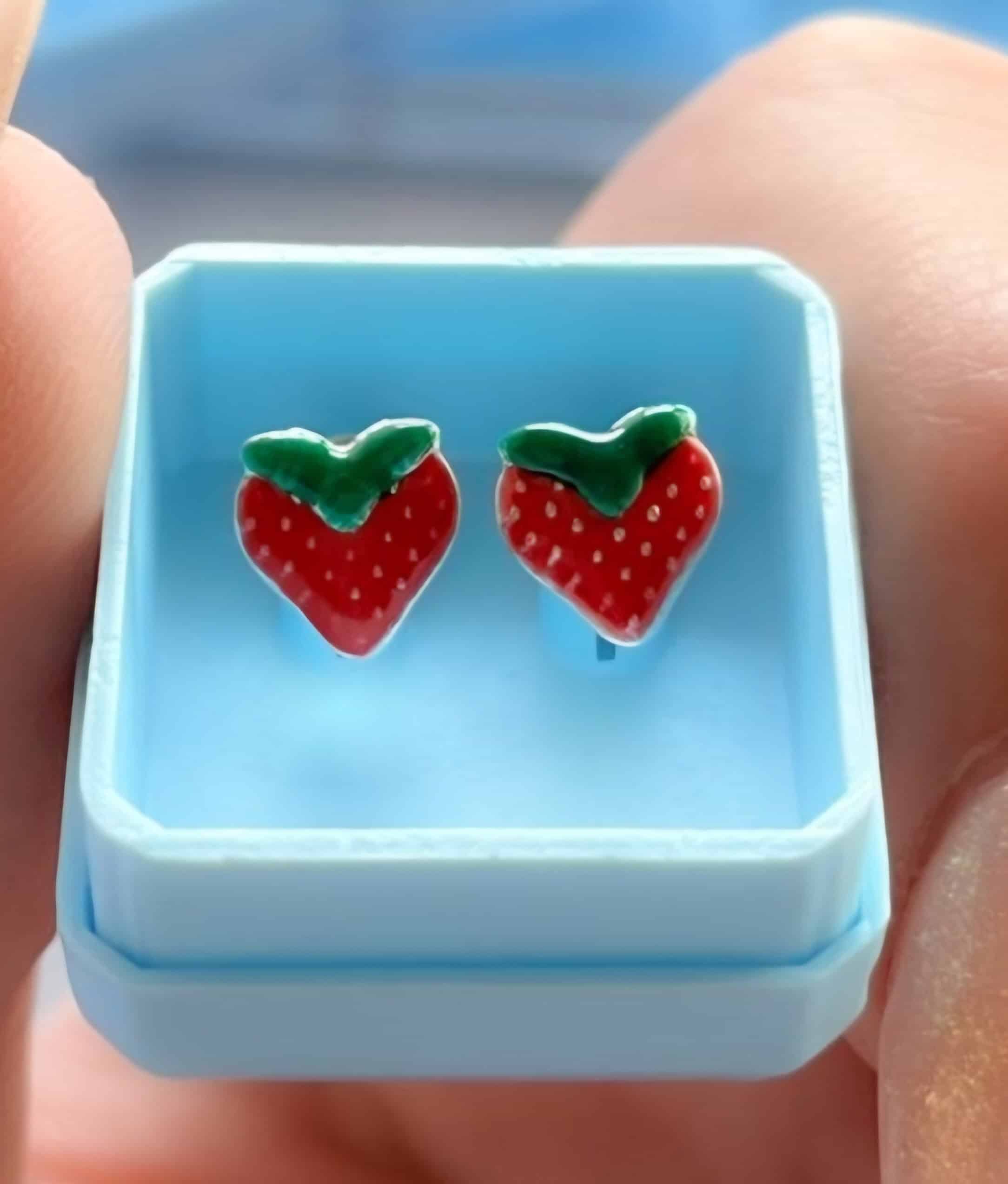 Strawberry Stud Earrings